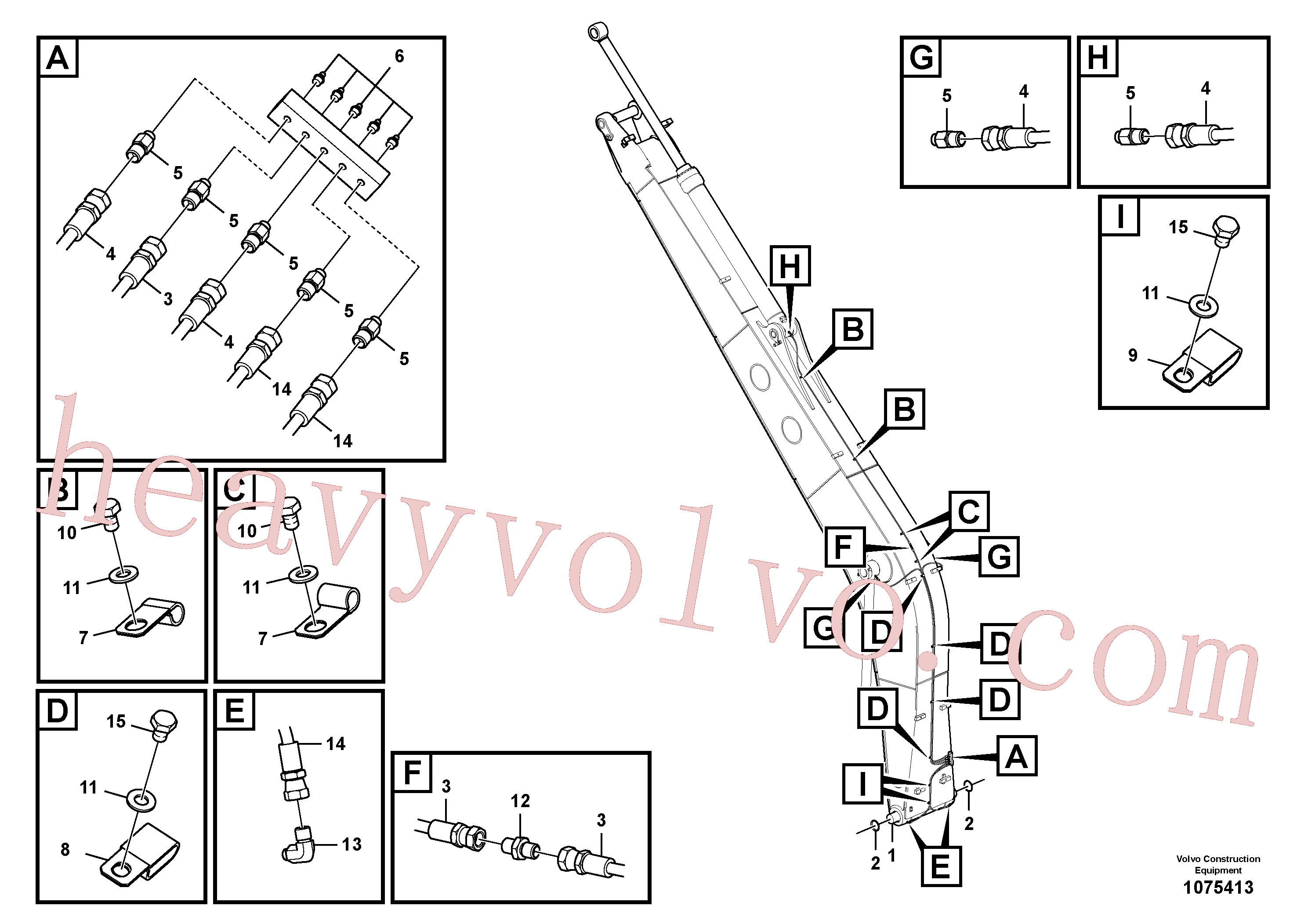 Wholesale SA9316-11002 Insulating clip for Volvo Excavator