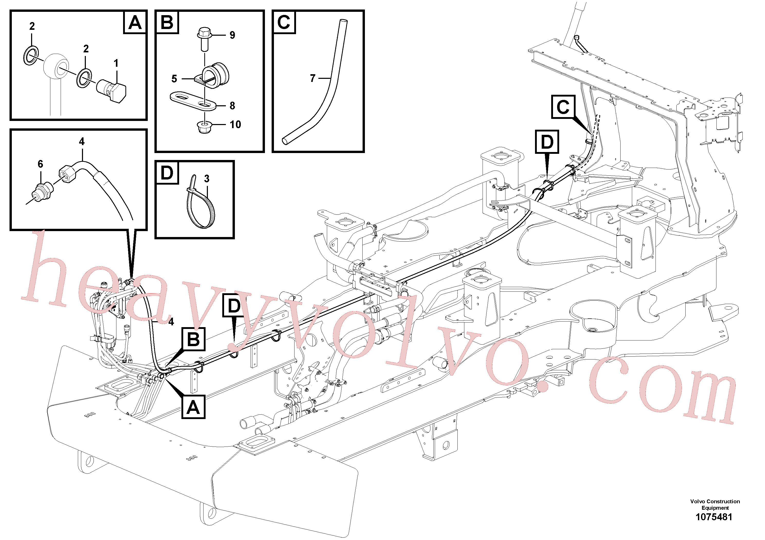 Wholesale ZM7092785 Hollow screw for Volvo Excavator
