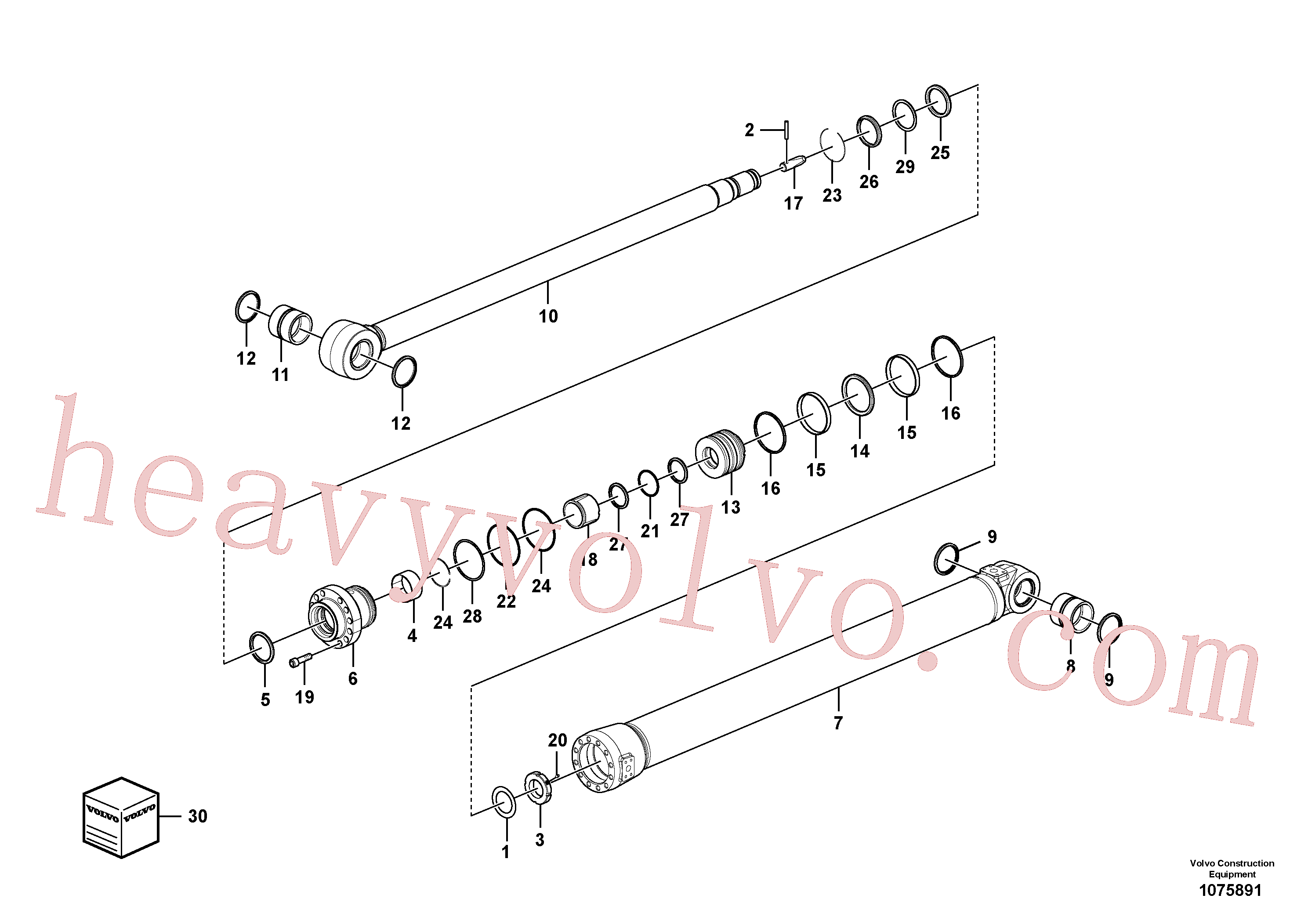 Wholesale SA9557-13000 Retaining ring for Volvo Excavator