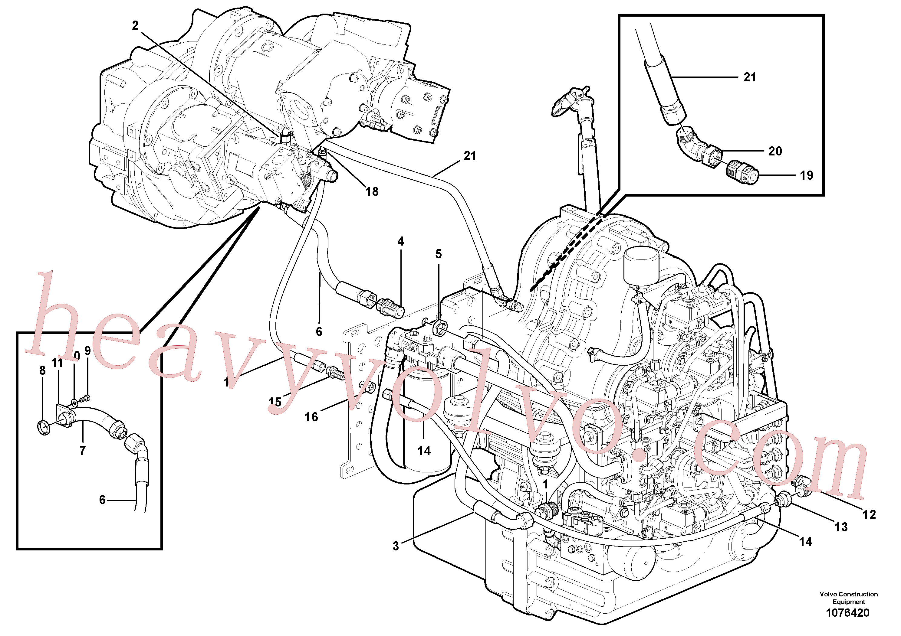 Volvo Assembly PJ5480033 Lock nut for sale