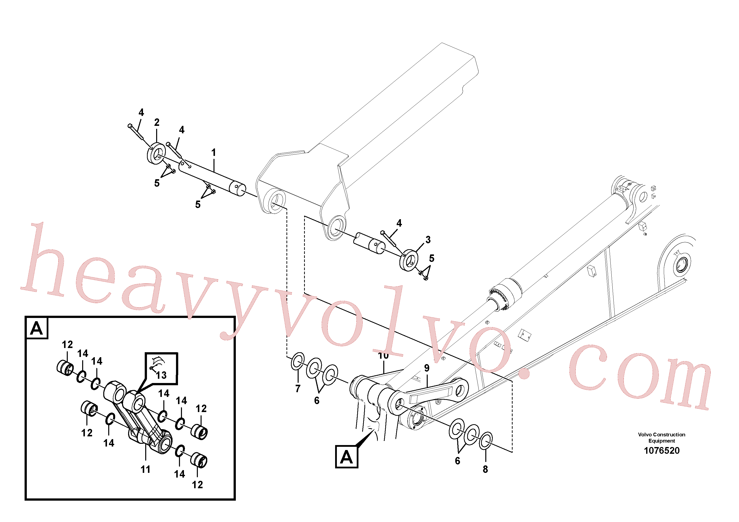 Volvo Assembly VOE14563075 Connecting rod for sale