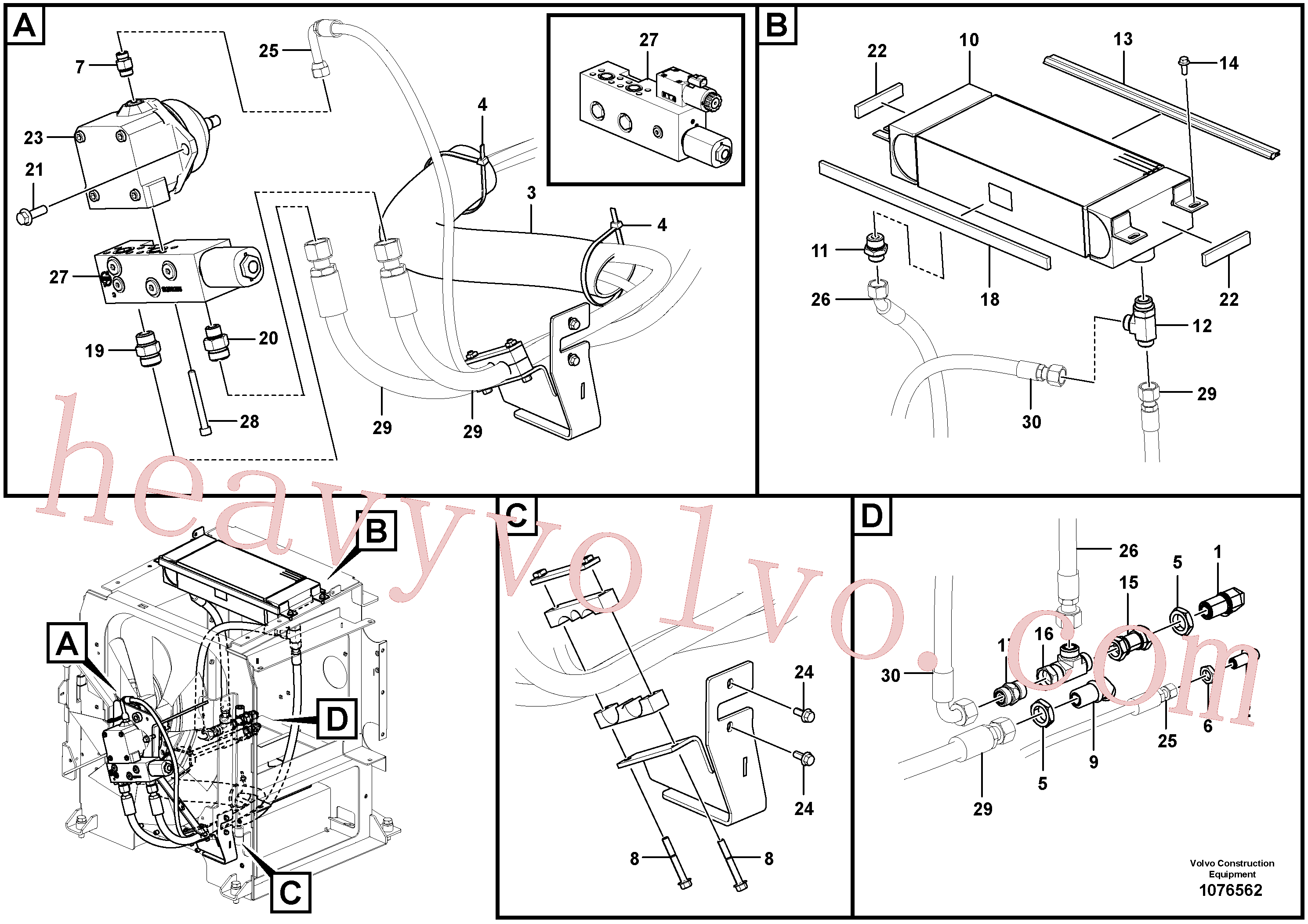 Wholesale VOE945295 Hex. socket screw for Volvo Excavator