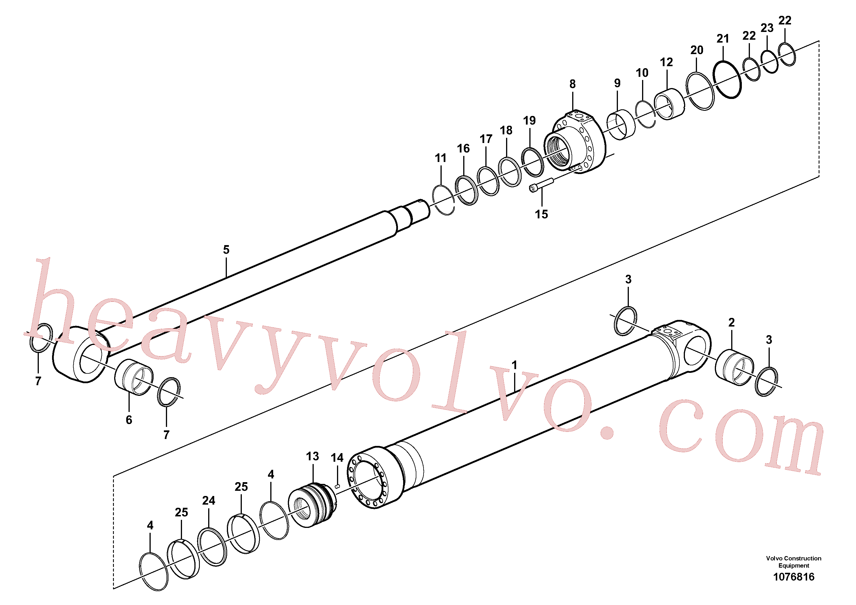 VOE14686810 Seal for Volvo Excavator spare