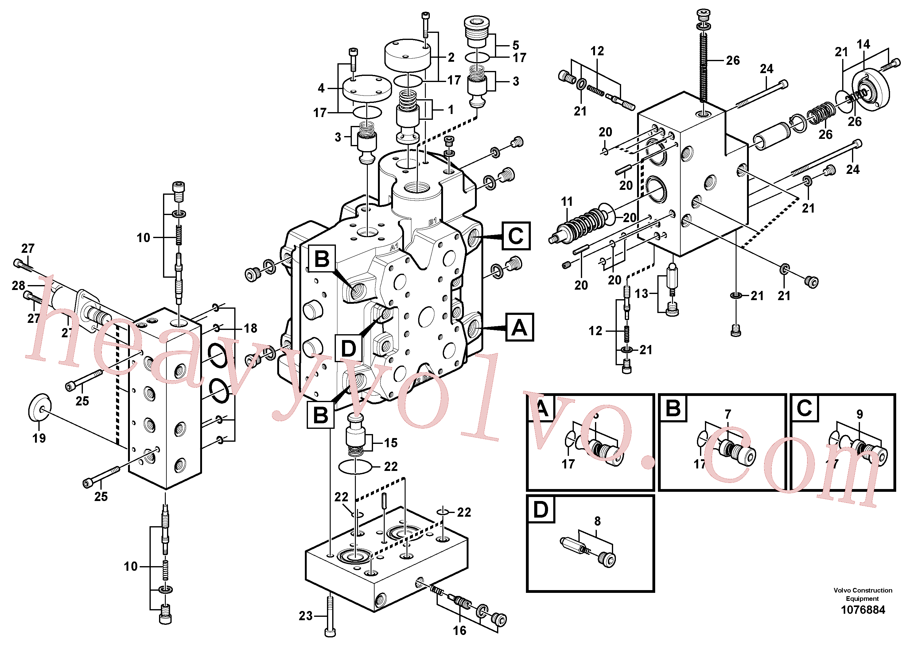 Volvo VOE15016962 Valve aftermarket part for sale