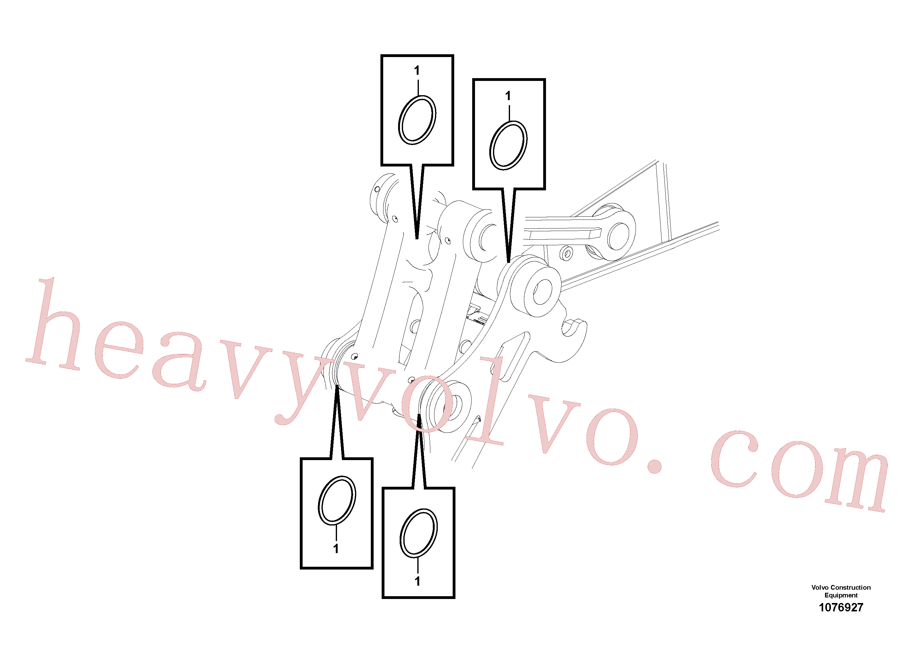 Volvo excavator part VOE14882279 Ring for sale