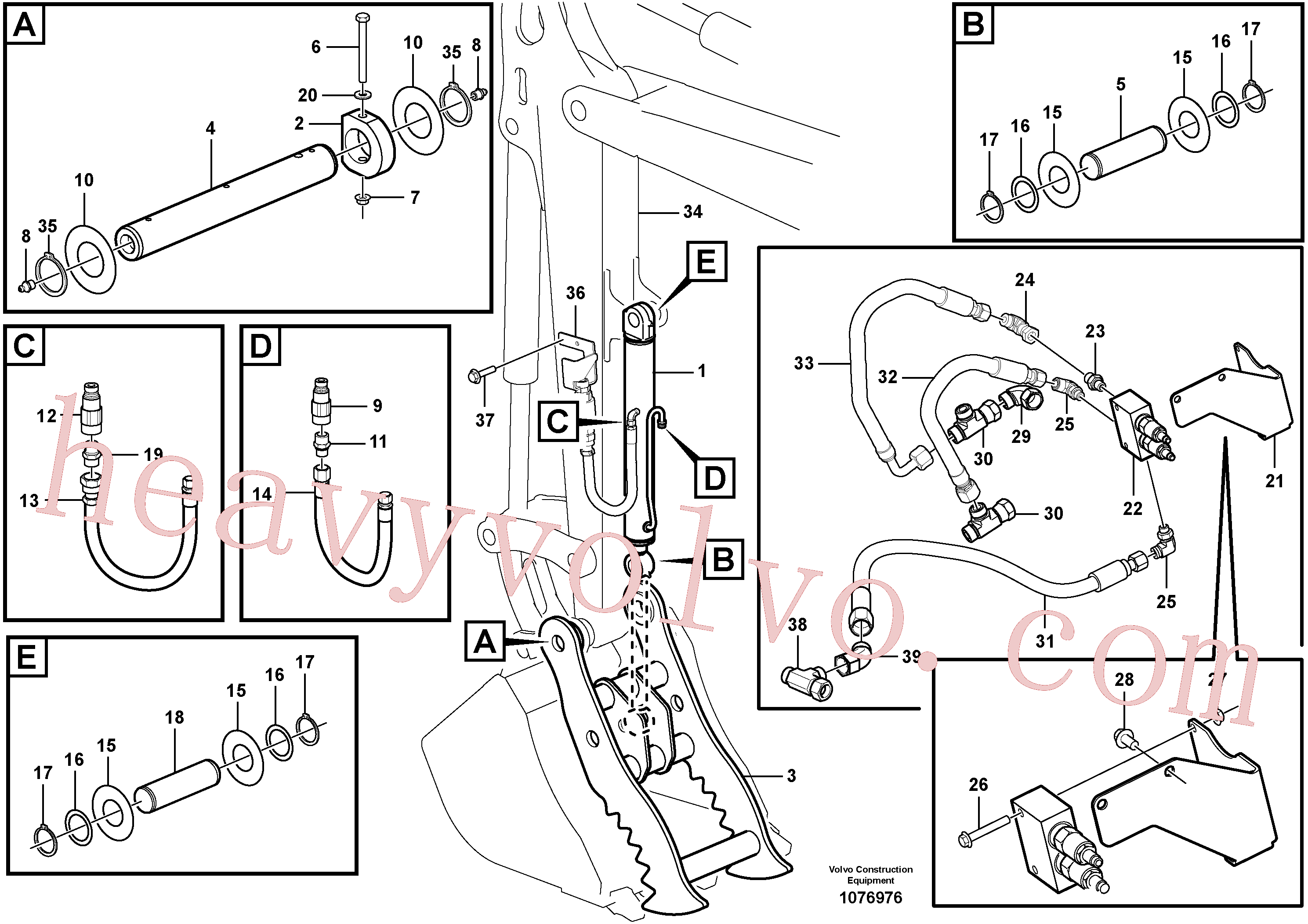 Volvo Assembly VOE403078 Shim for sale
