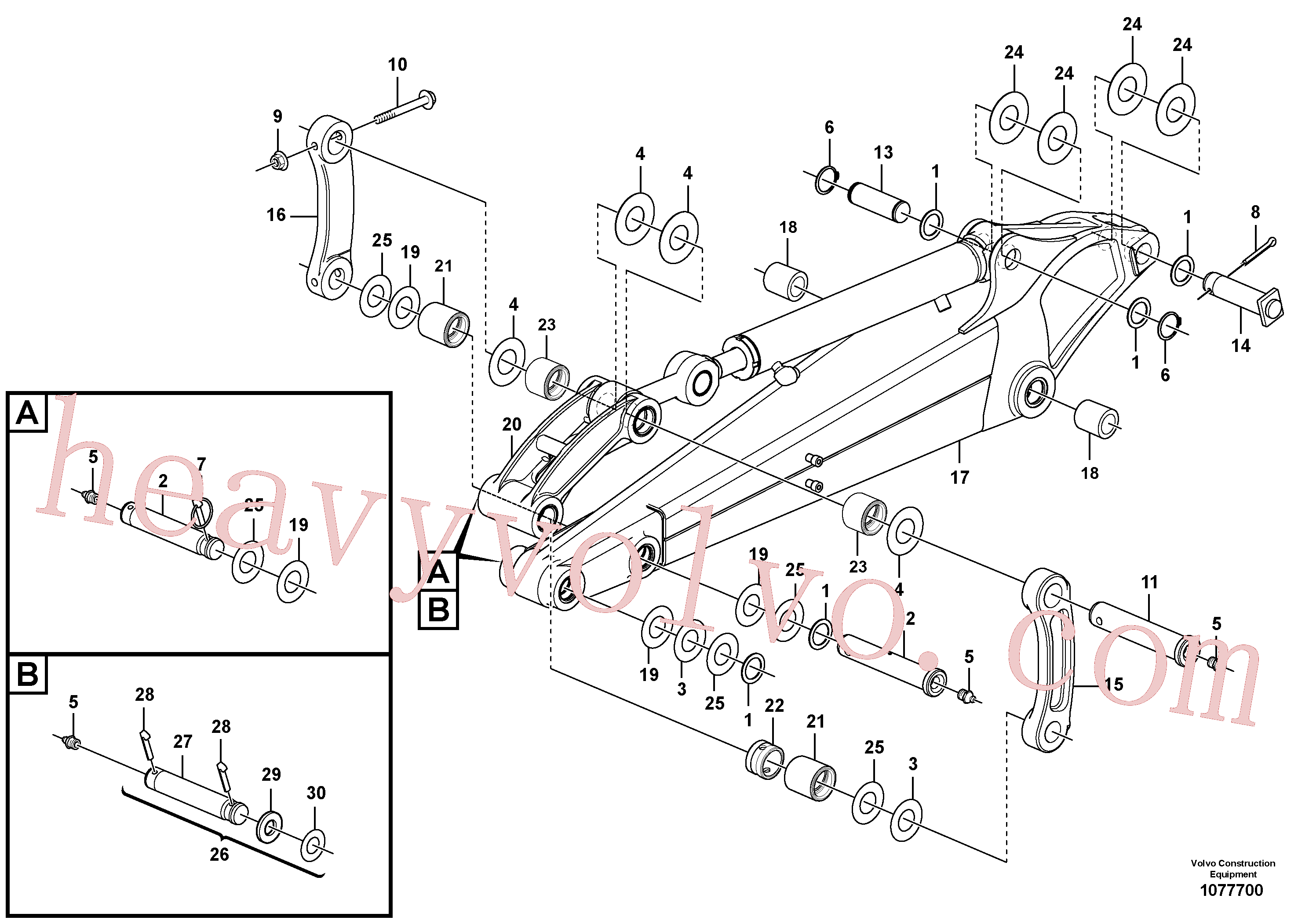 Volvo VOE15608349 Rod aftermarket part for sale