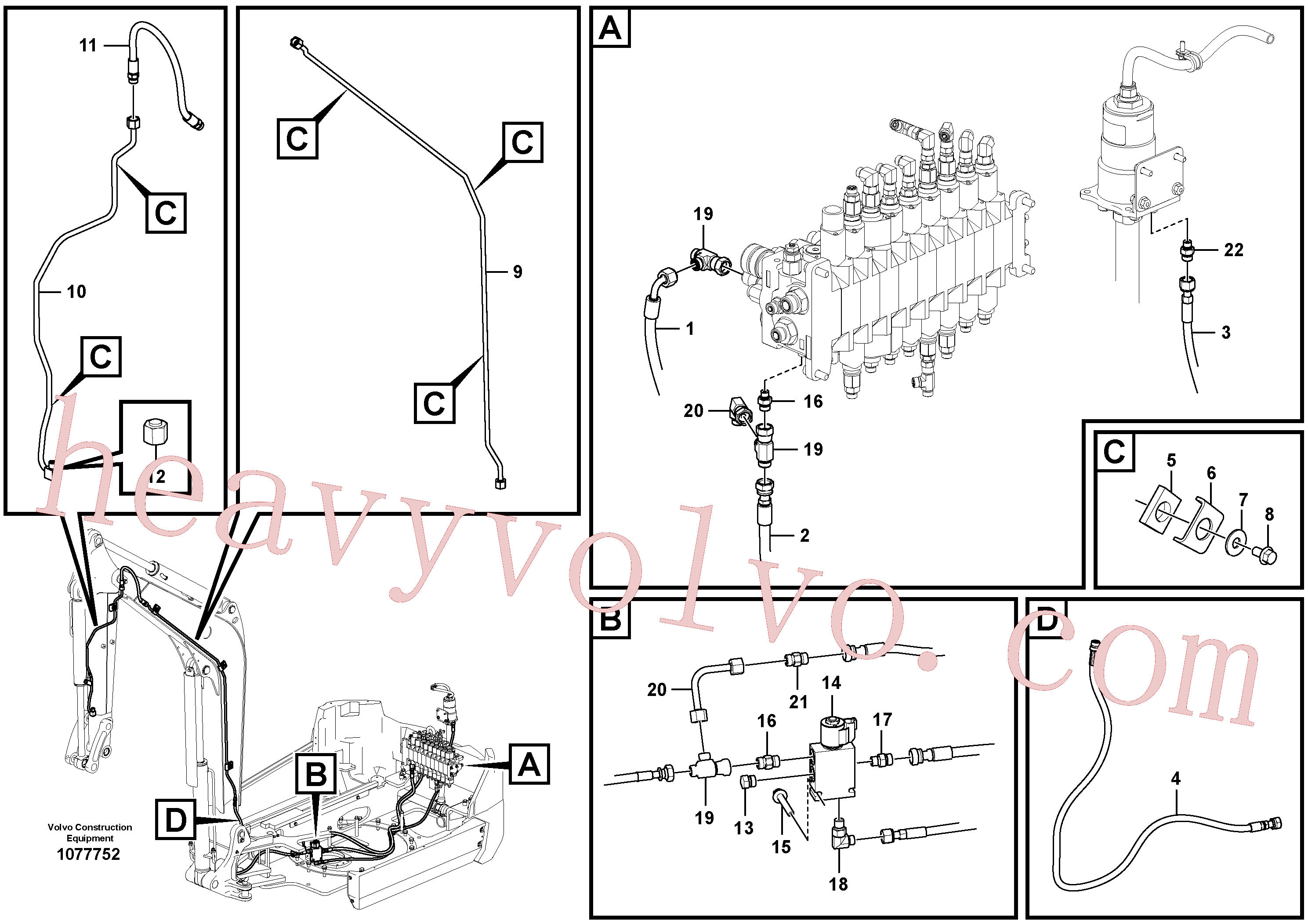 Volvo Assembly VOE15691280 Tube for sale