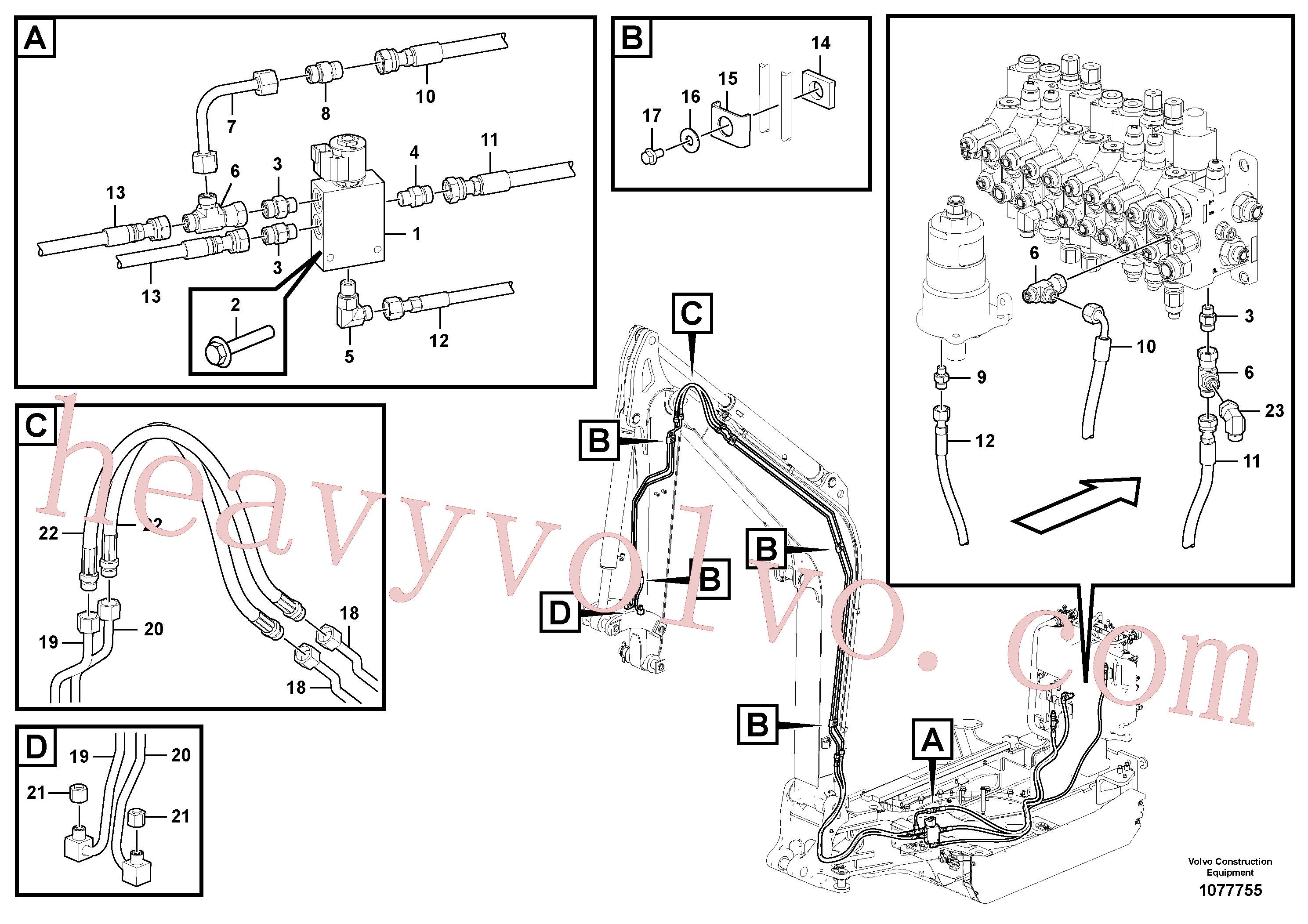 Volvo Assembly VOE15691280 Tube for sale
