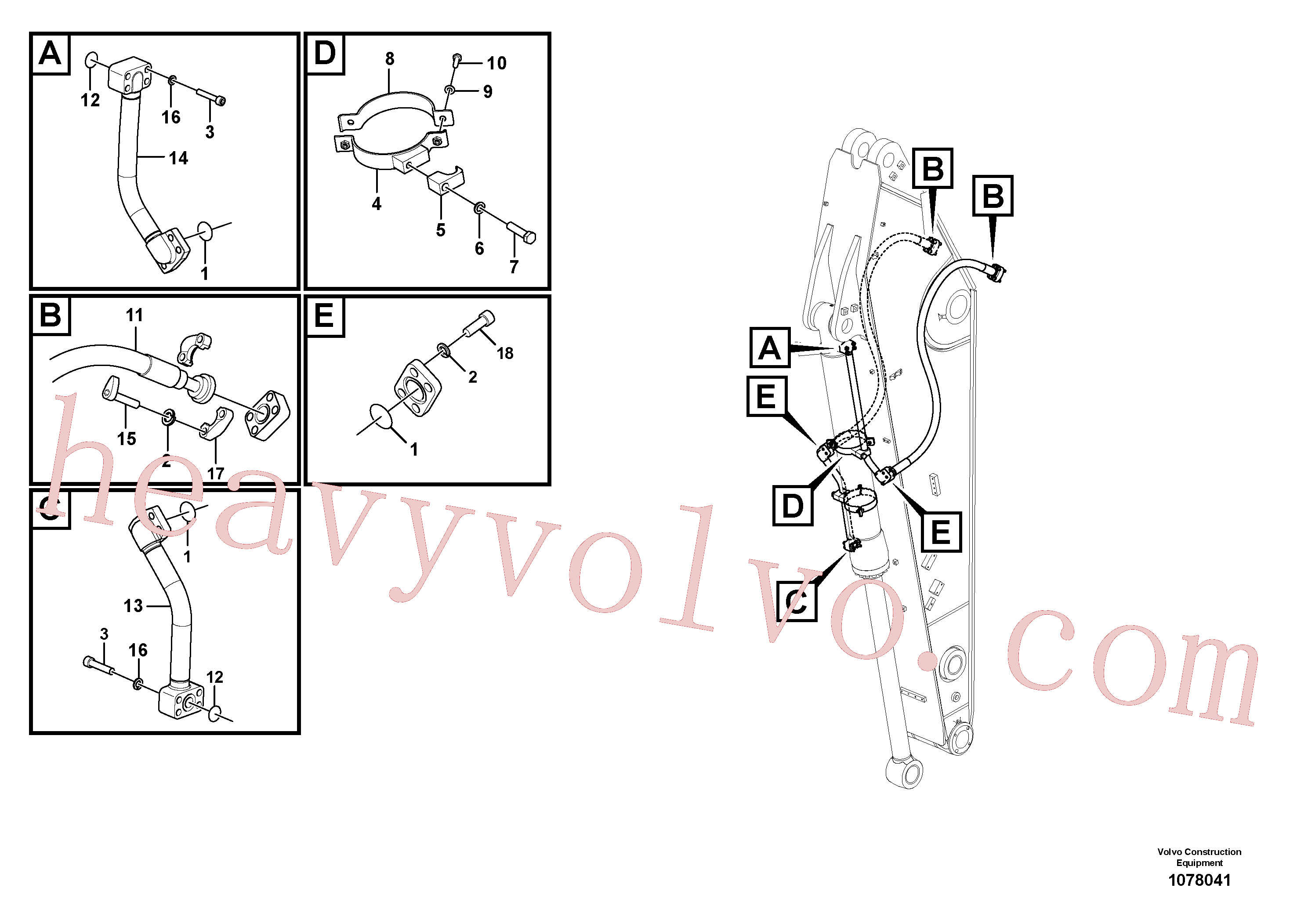 Volvo Assembly VOE14510705 Clamp for sale