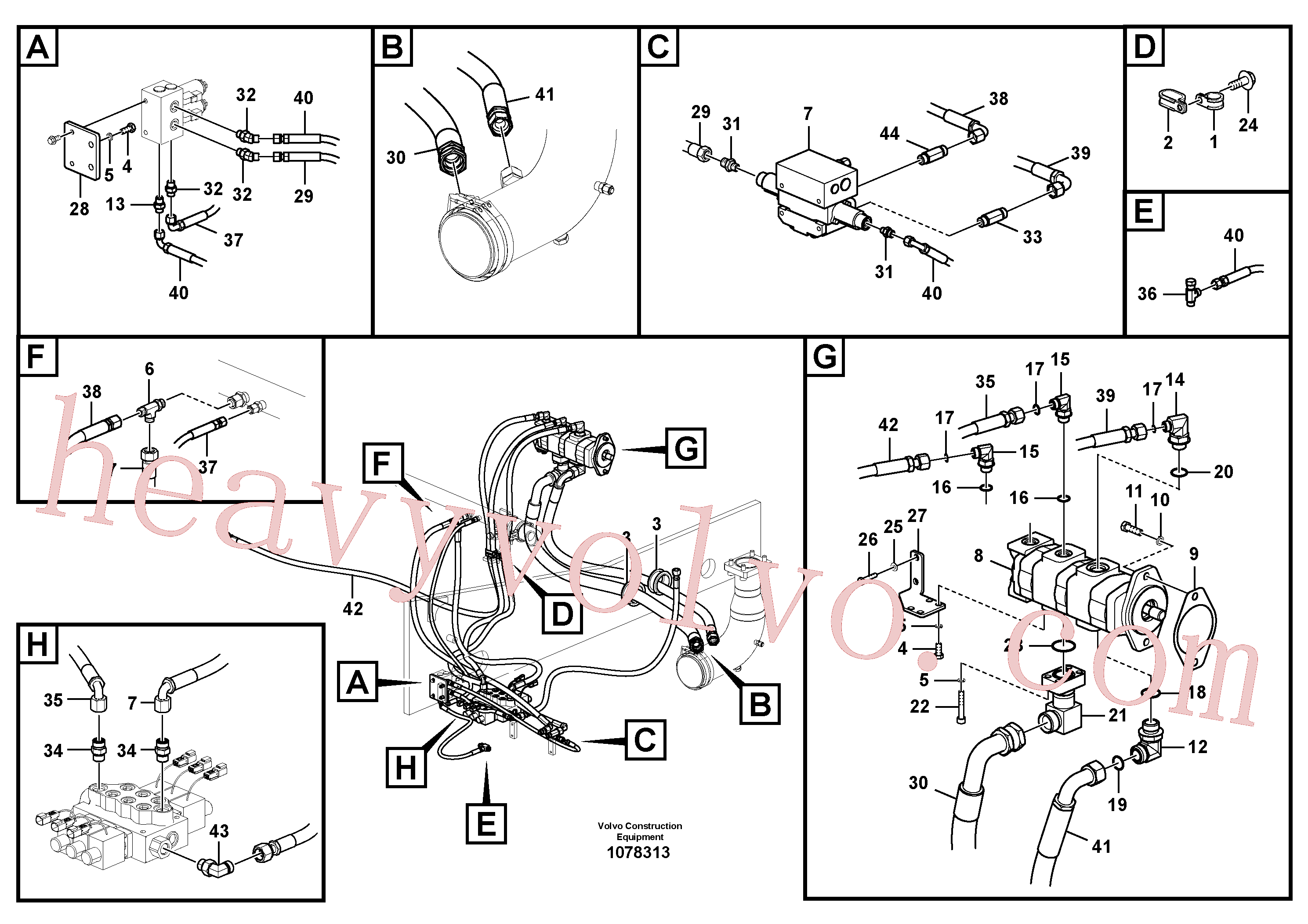 VOE938335 Rockmaster/1SC for Volvo Excavator spare