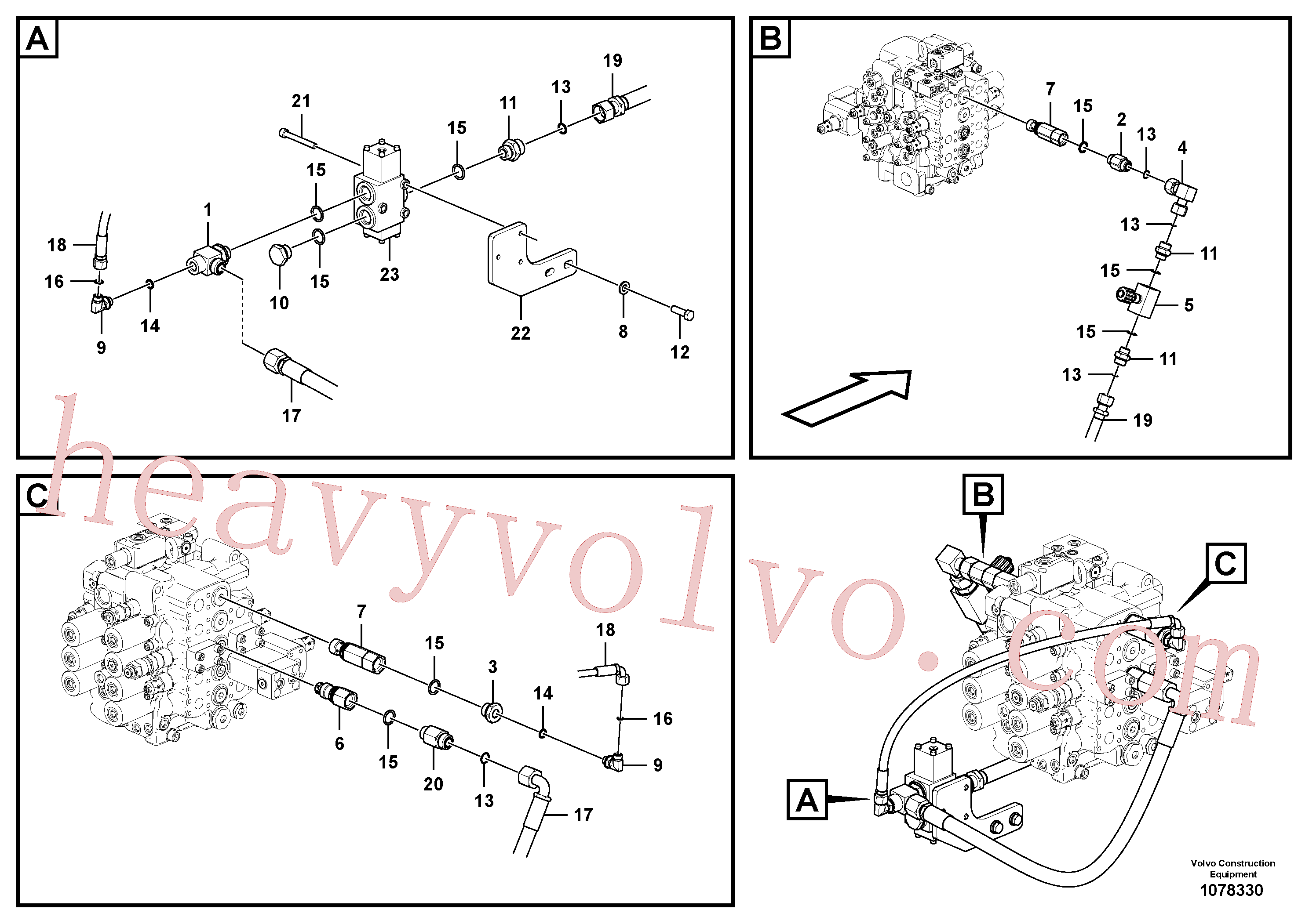 Volvo Assembly VOE14589114 Valve for sale