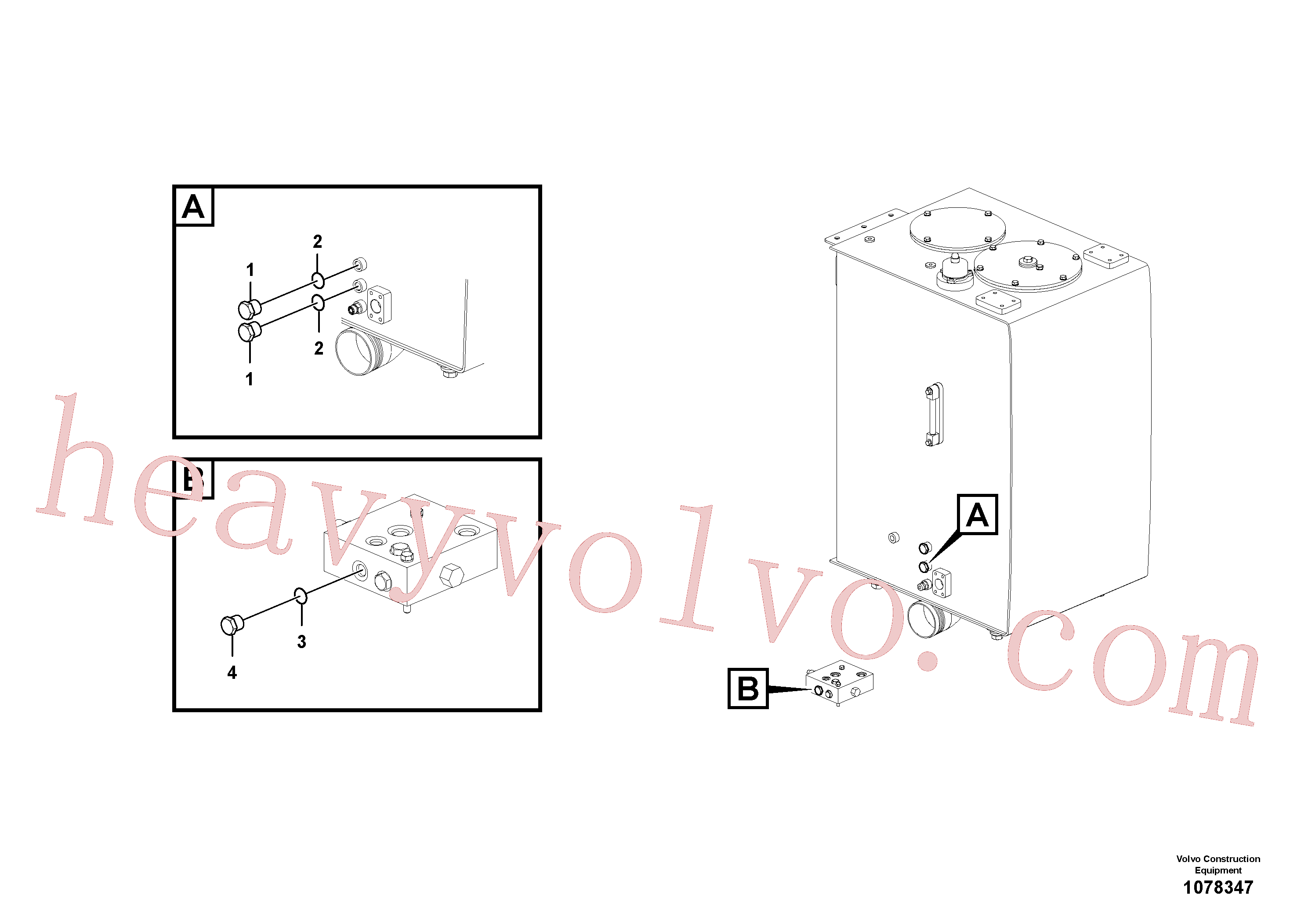 VOE932039 O-ring for Volvo Excavator Parts