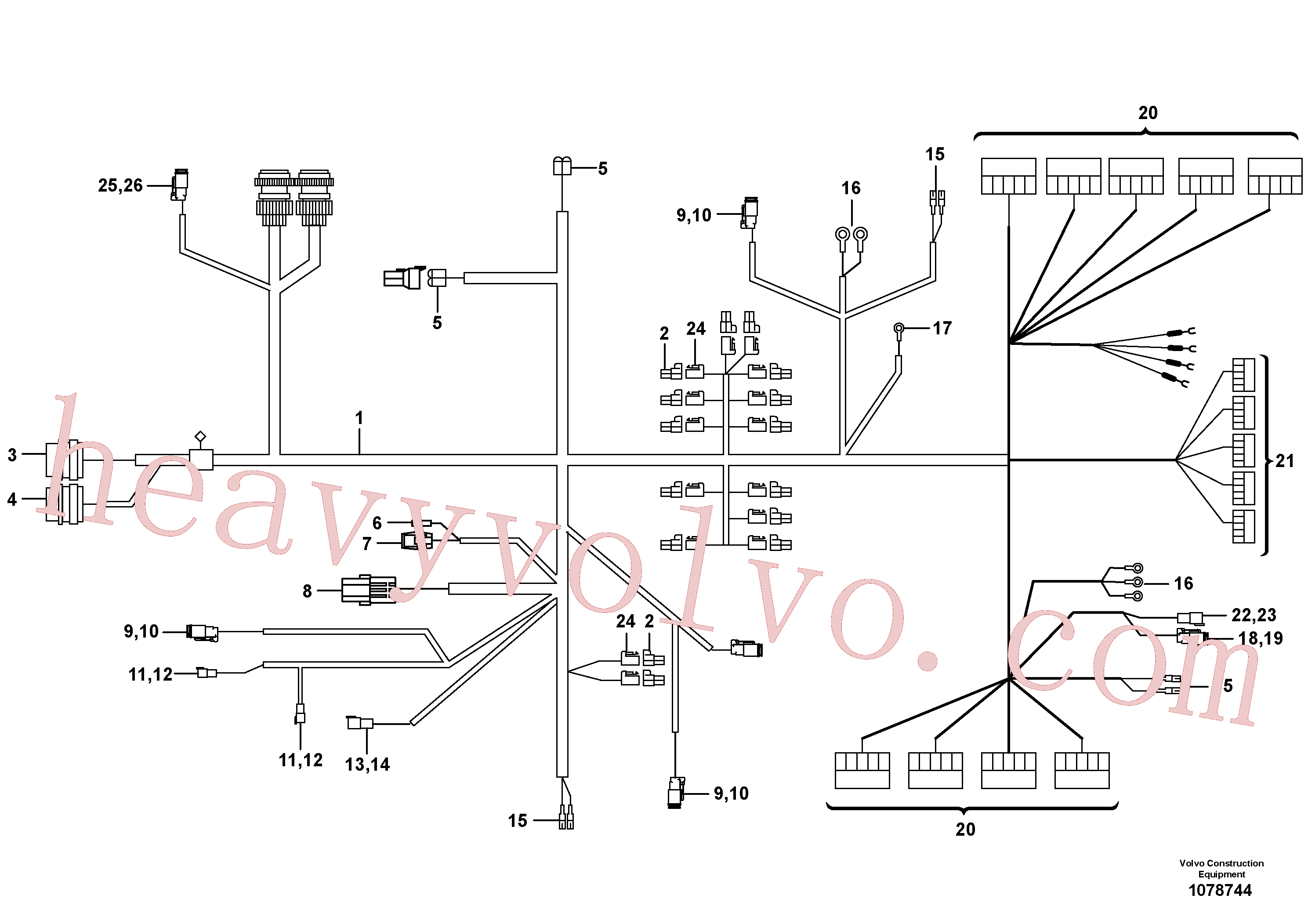 Volvo RM20377404 Connector, Housing aftermarket part for sale