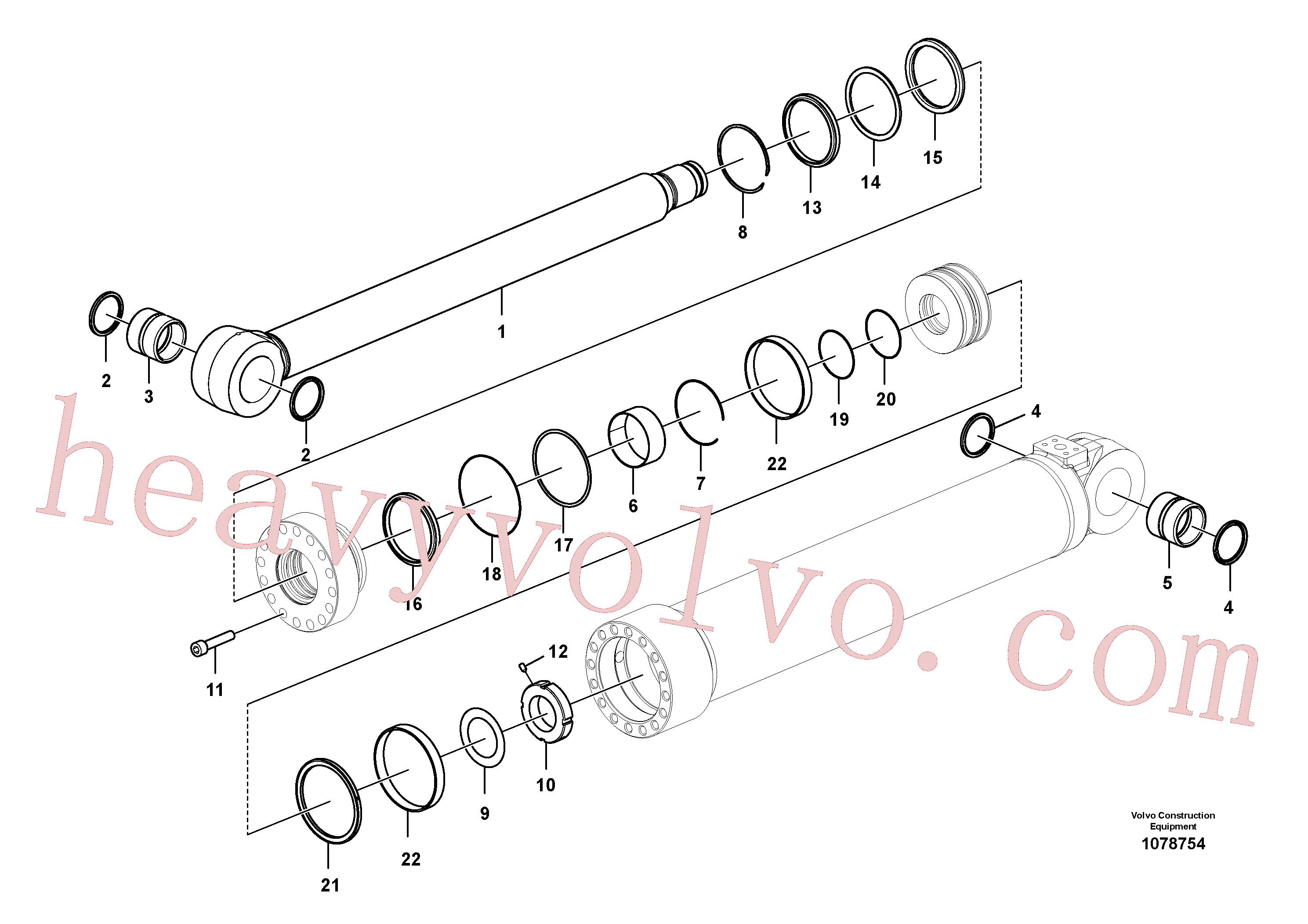 Volvo excavator part VOE990649 O-ring for sale