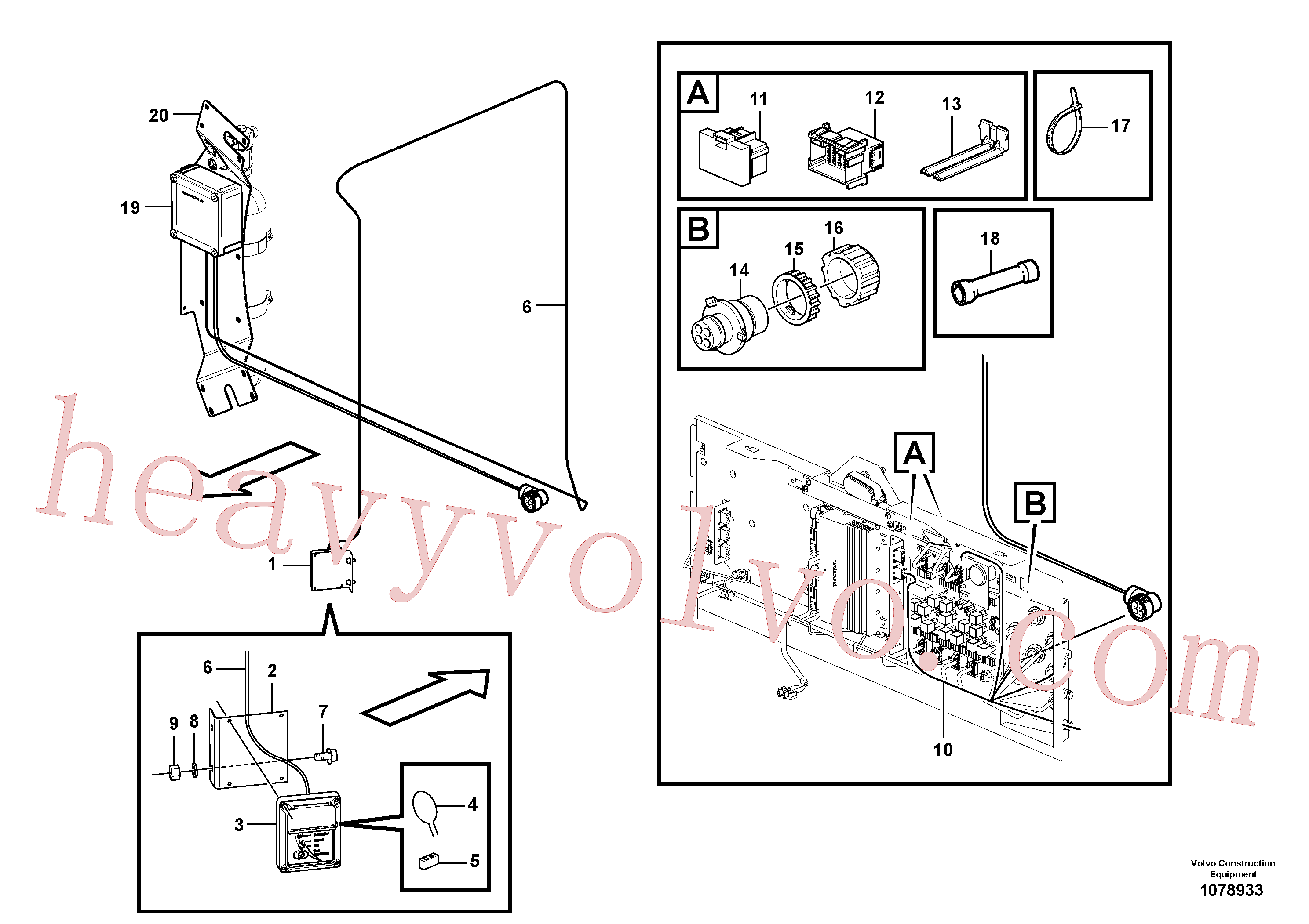 VOE15146319 Control unit for Volvo Excavator Parts