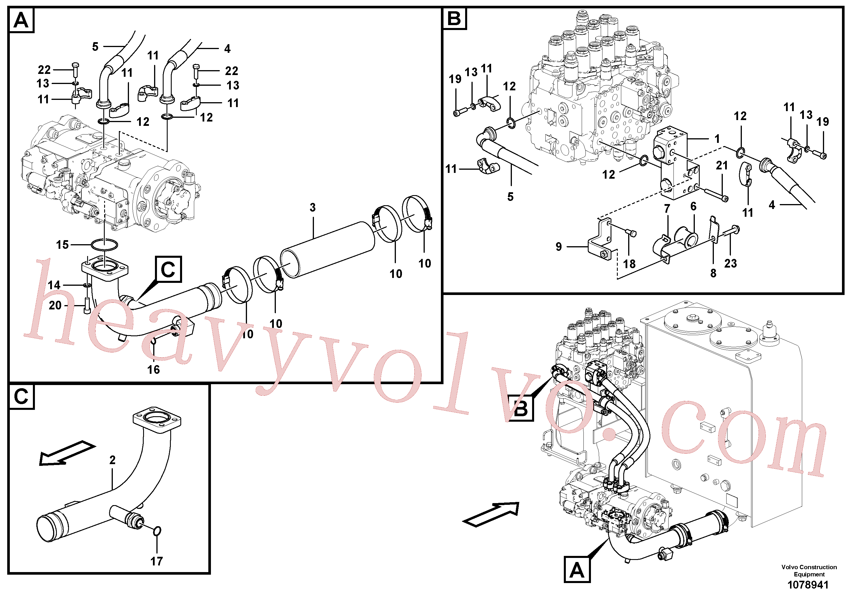 Volvo Assembly VOE14881379 Rubber hose for sale