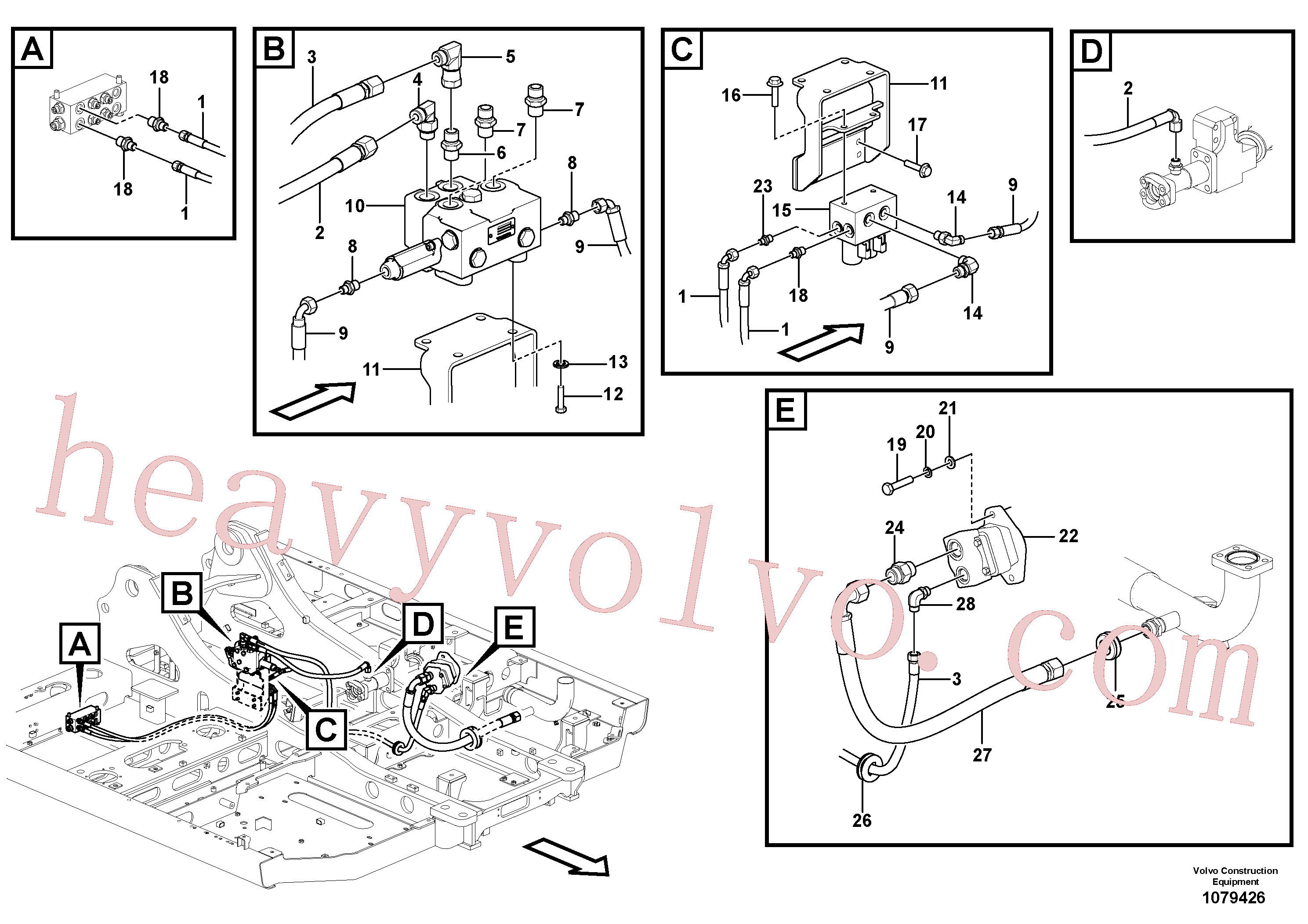 China Made VOE937991 Rockmaster/1SC parts for Volvo Excavator