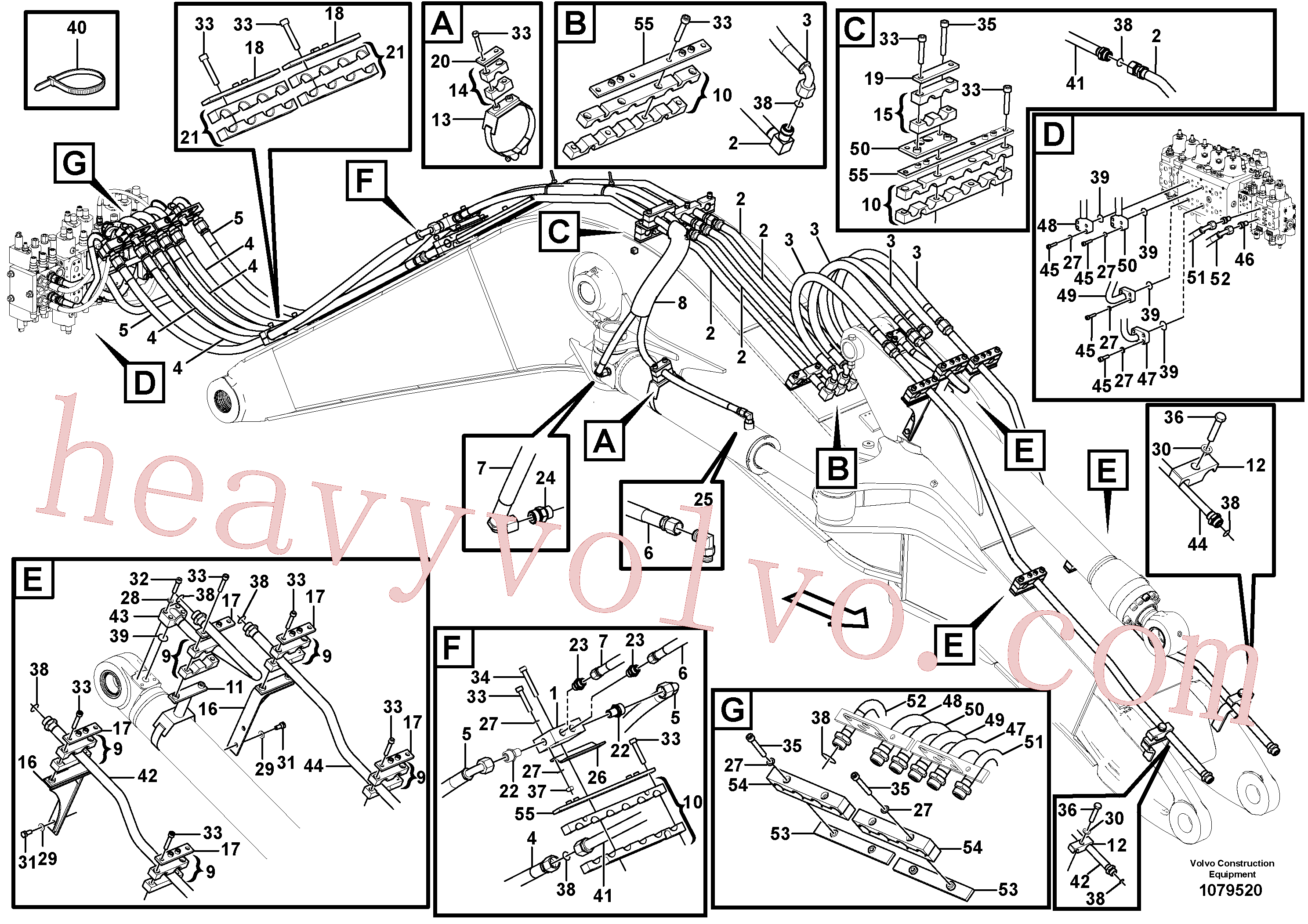China Made VOE14379244 Top plate parts for Volvo Excavator
