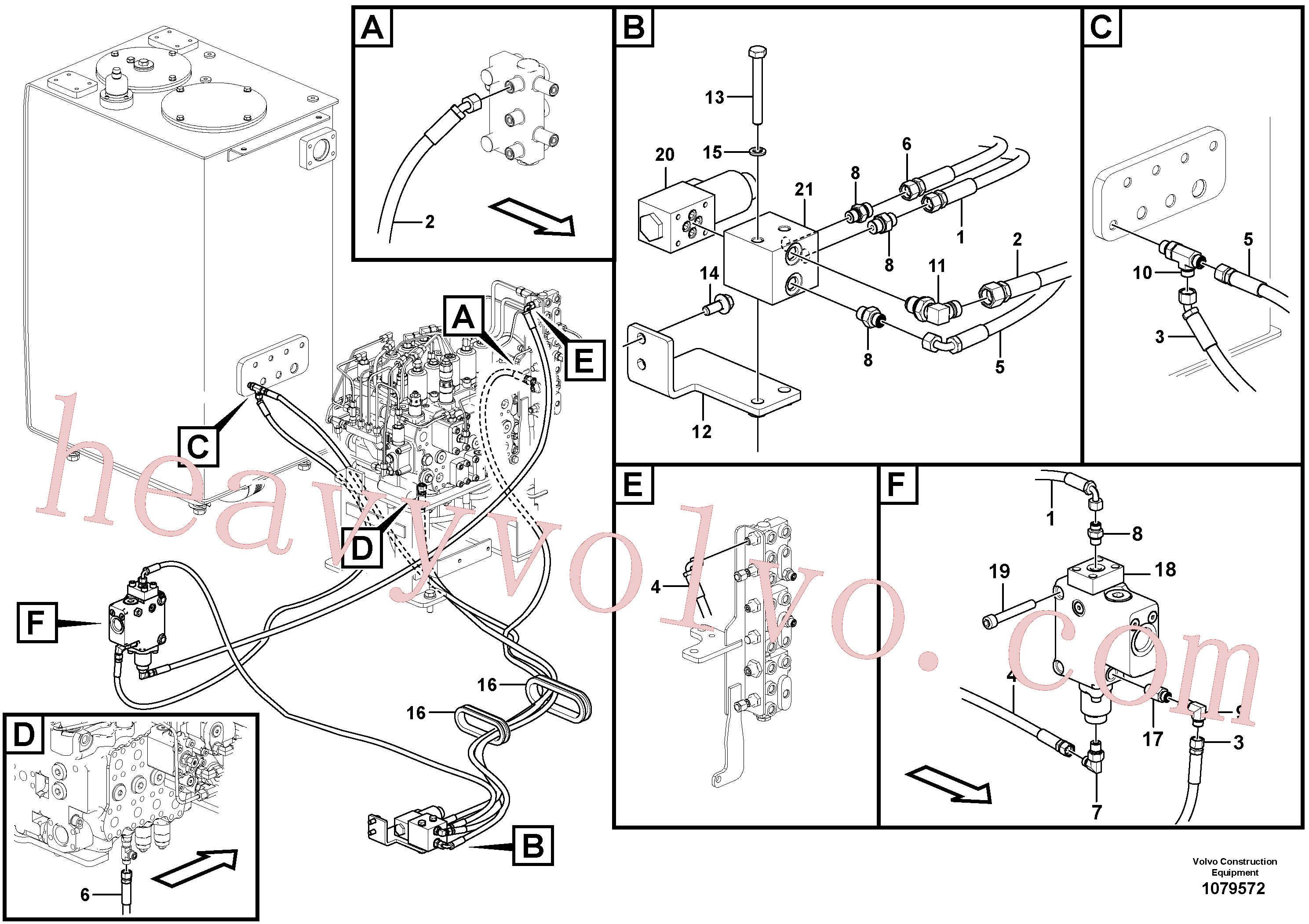 PJ5471042 Pilot for Volvo Excavator spare