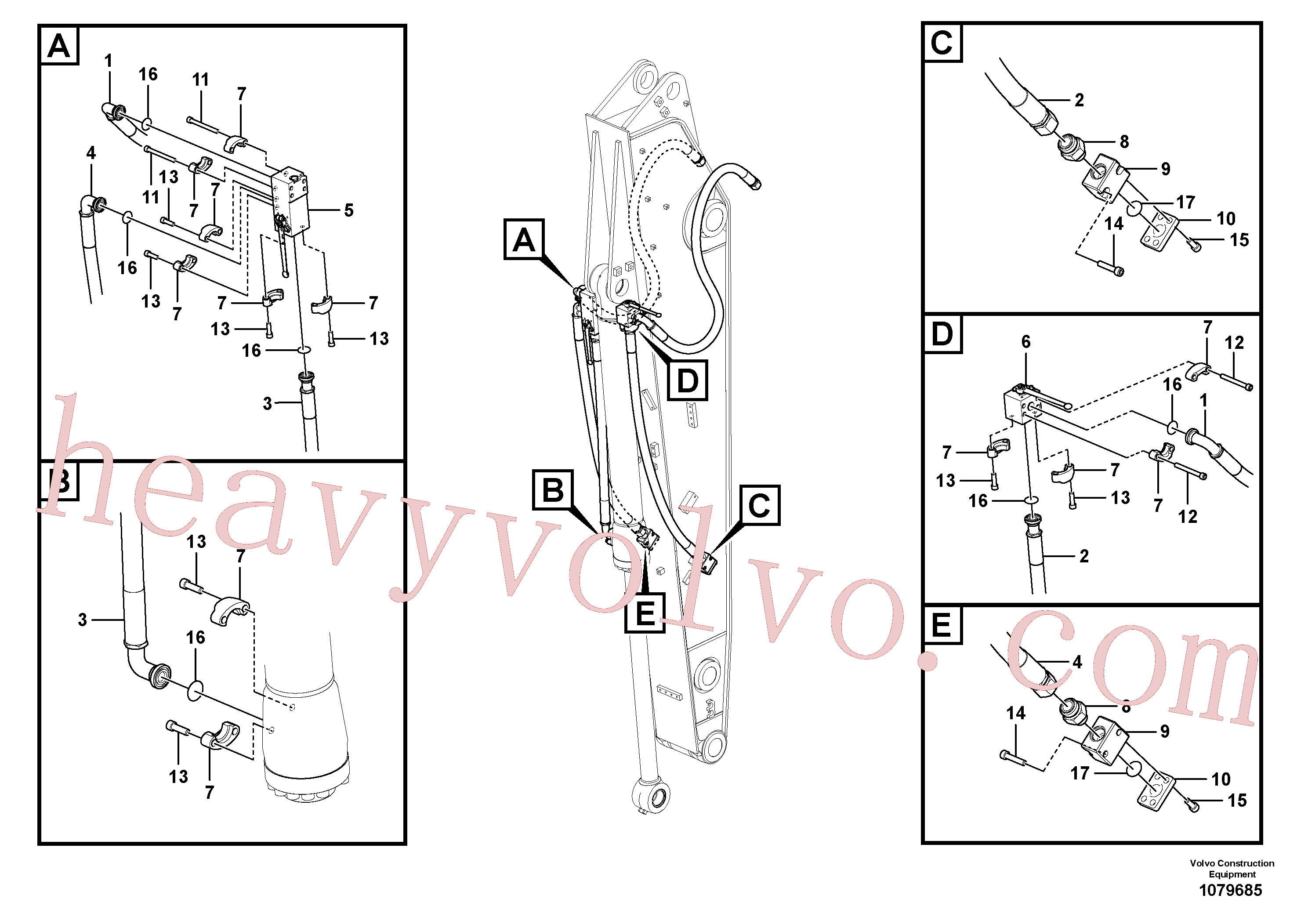 Wholesale VOE984357 Hex. socket screw for Volvo Excavator