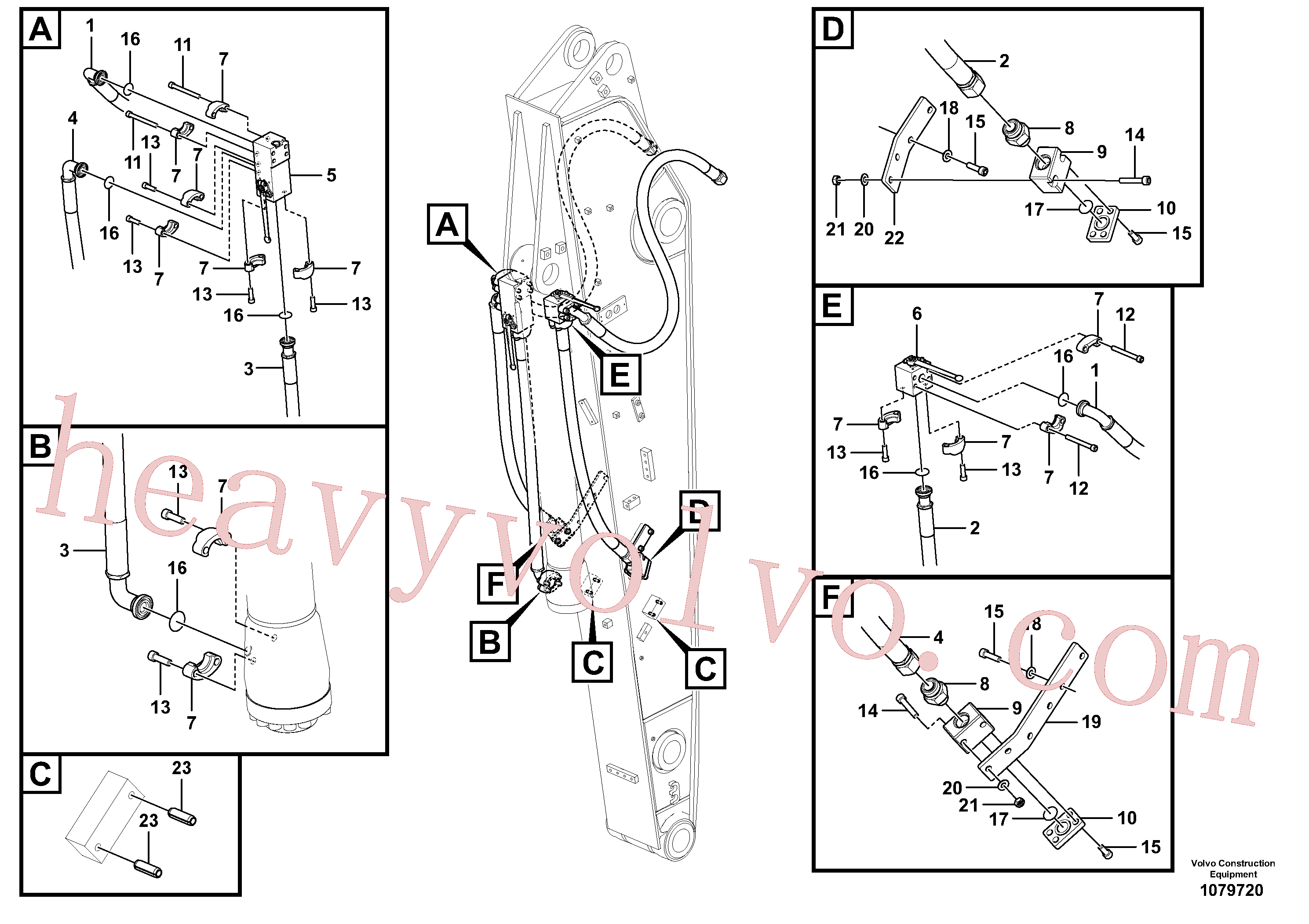 Wholesale VOE984357 Hex. socket screw for Volvo Excavator