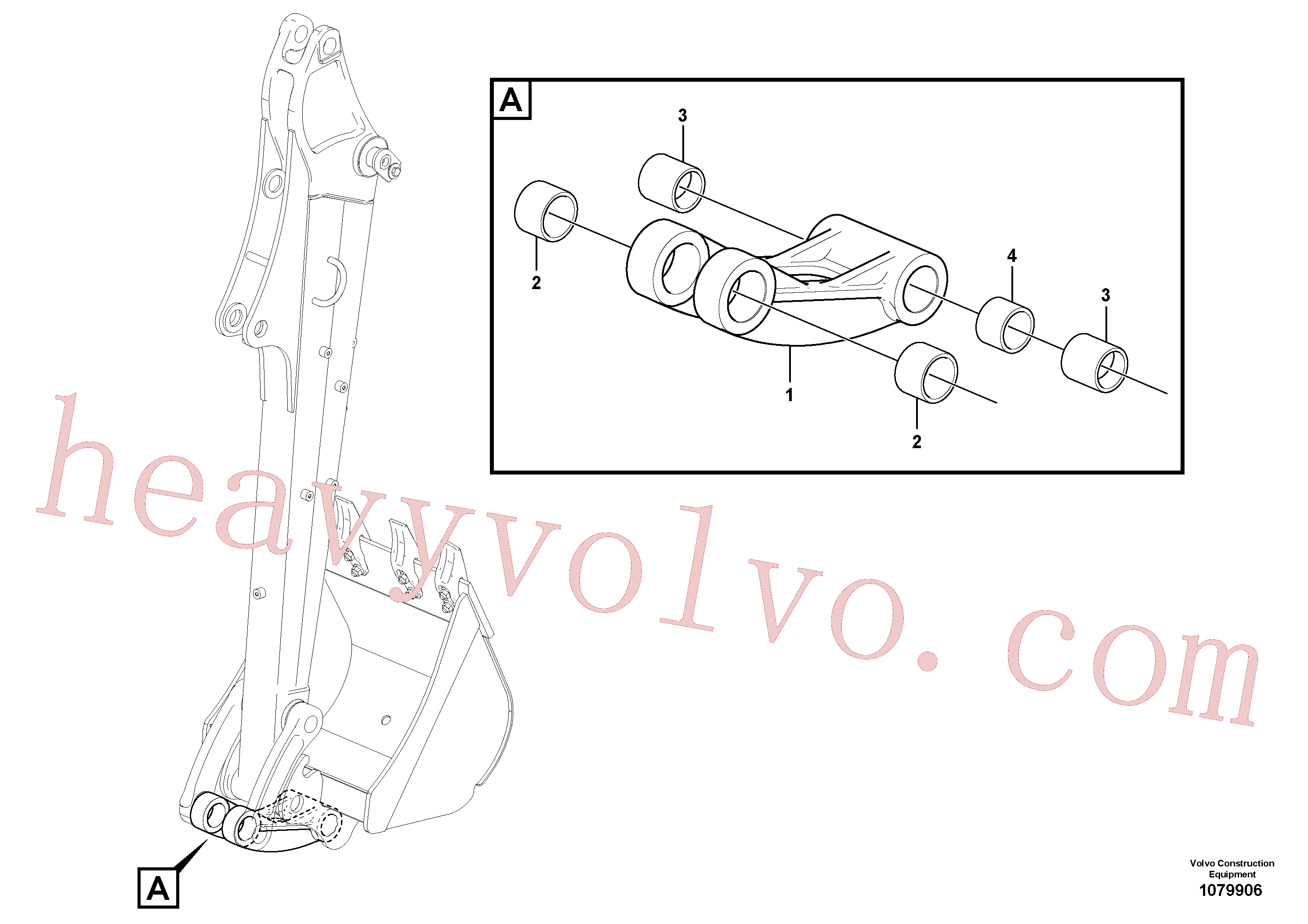 Volvo VOE15608349 Rod aftermarket part for sale