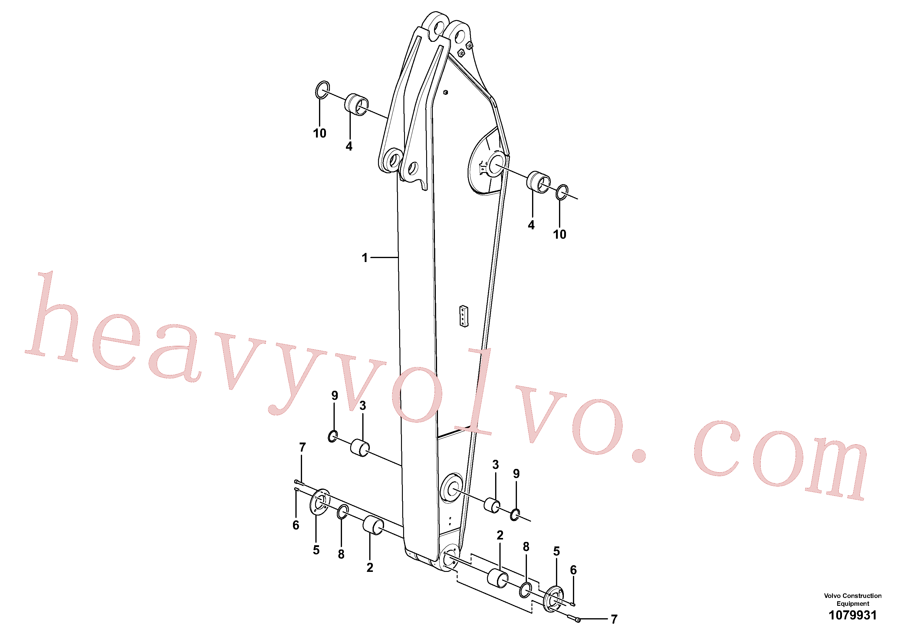 VOE14560207 Seal for Volvo Excavator Parts