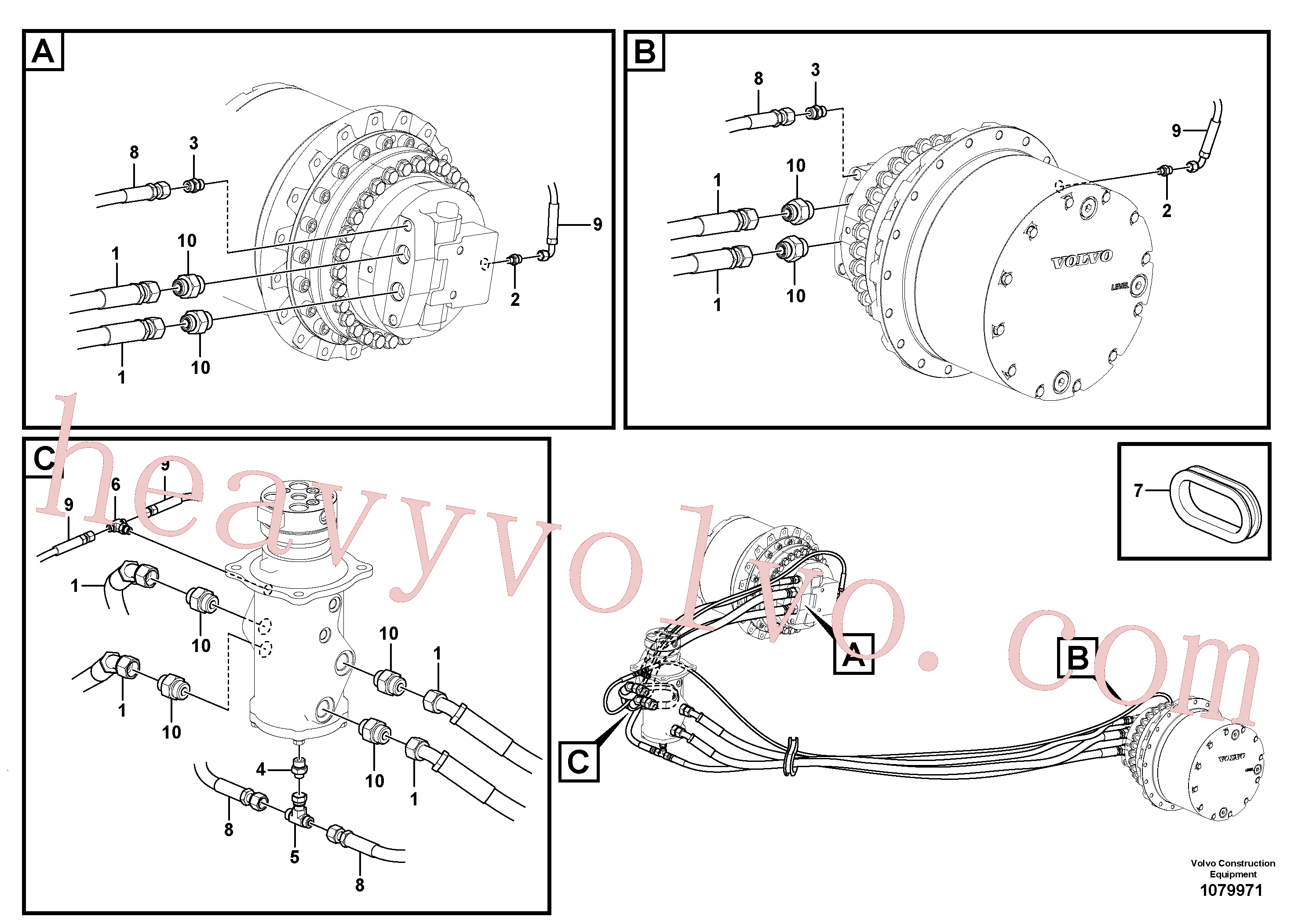 China Made VOE937180 Xtraflex/5000 parts for Volvo Excavator
