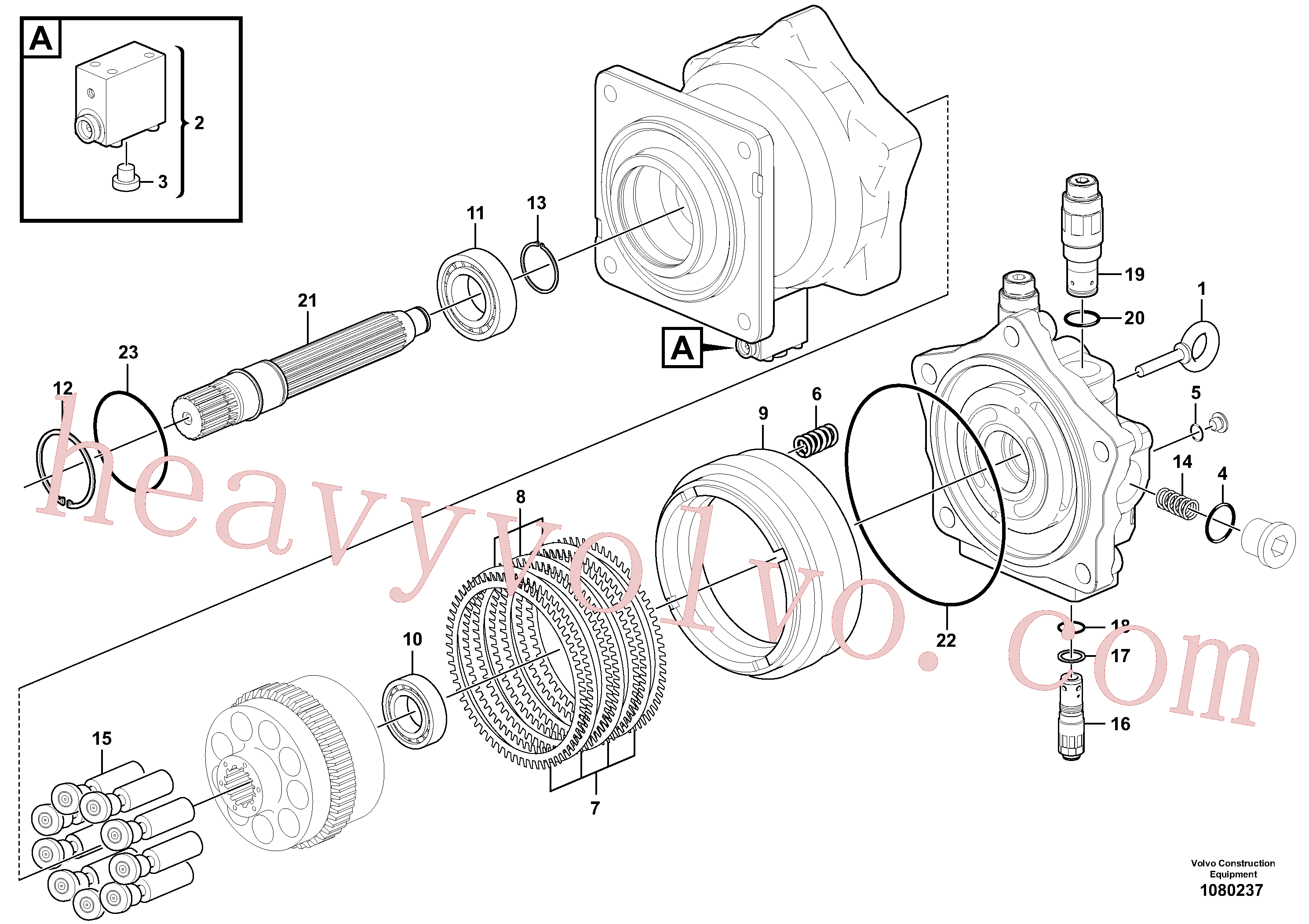 VOE14596309 Spring for Volvo Excavator spare