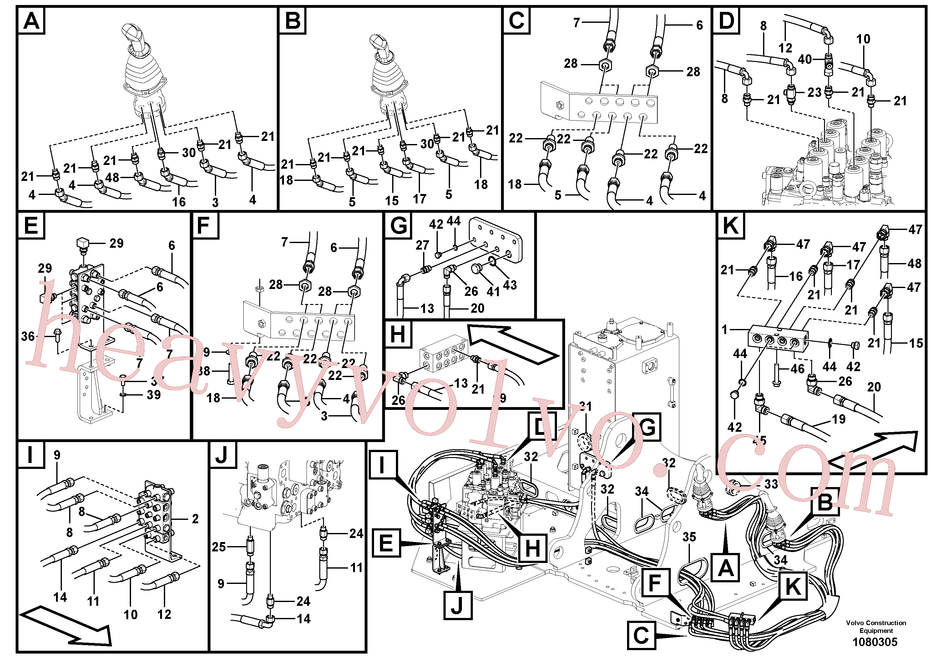 Volvo Assembly VOE15008433 Hose assembly for sale