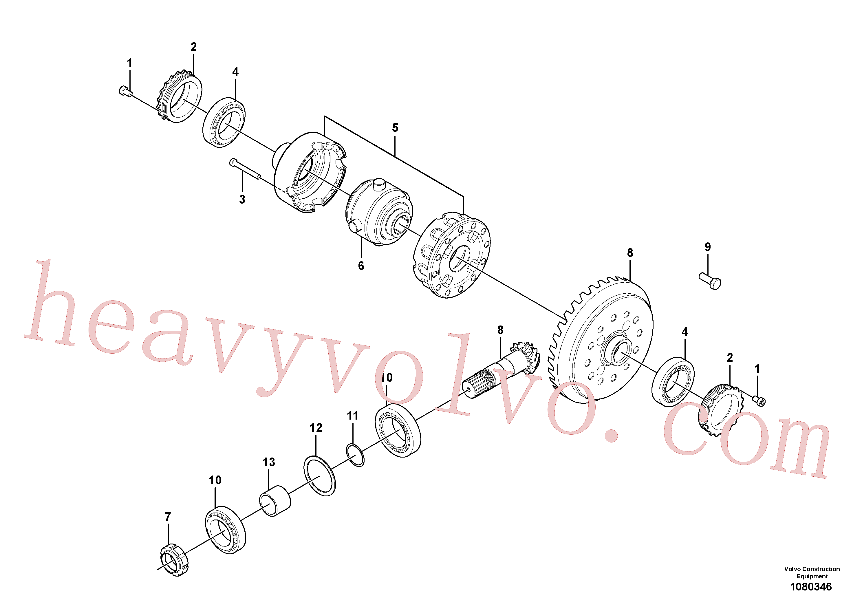 Wholesale RM13284195 Nut for Volvo Excavator