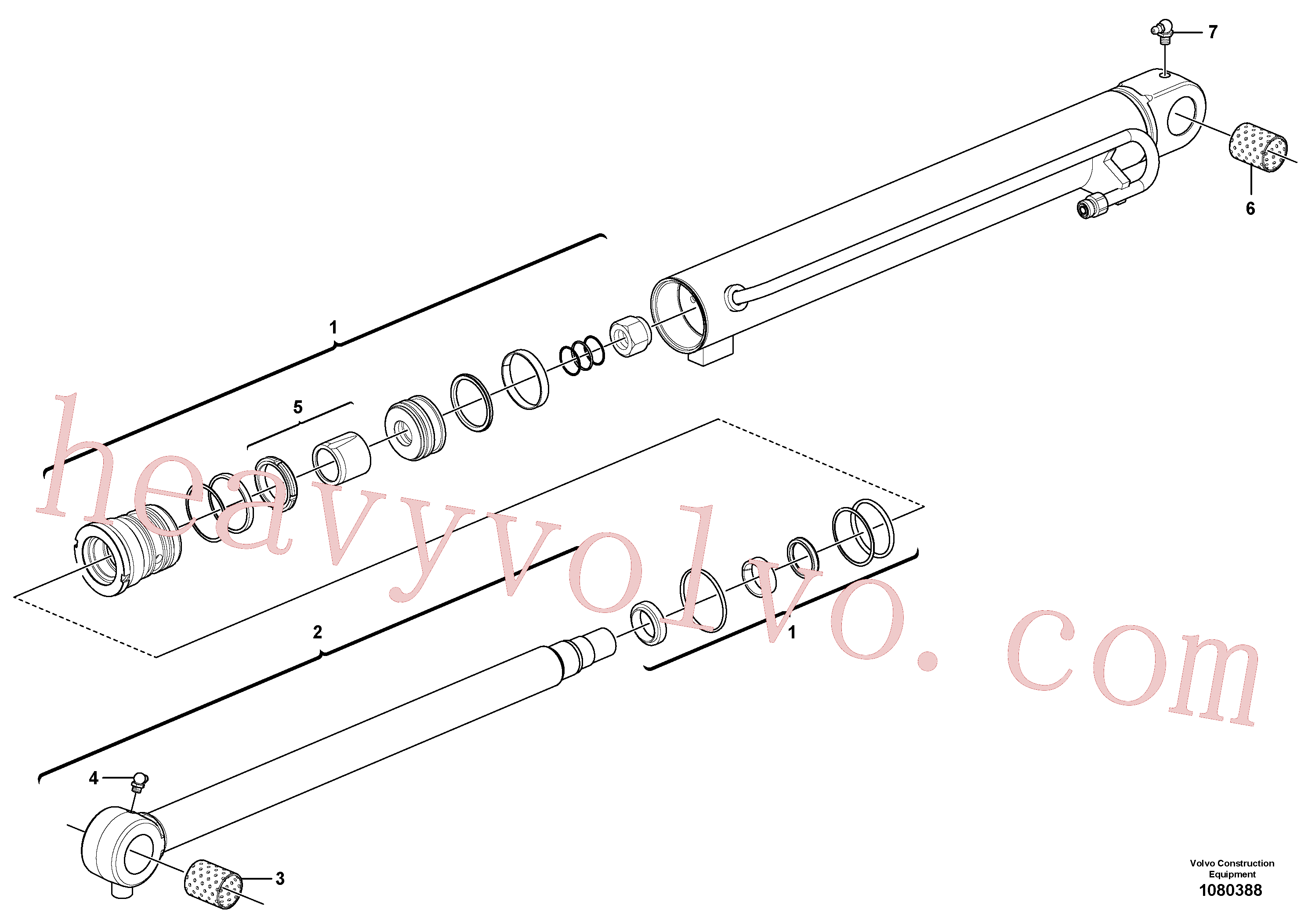 China Made VOE15163175 Rod parts for Volvo Excavator