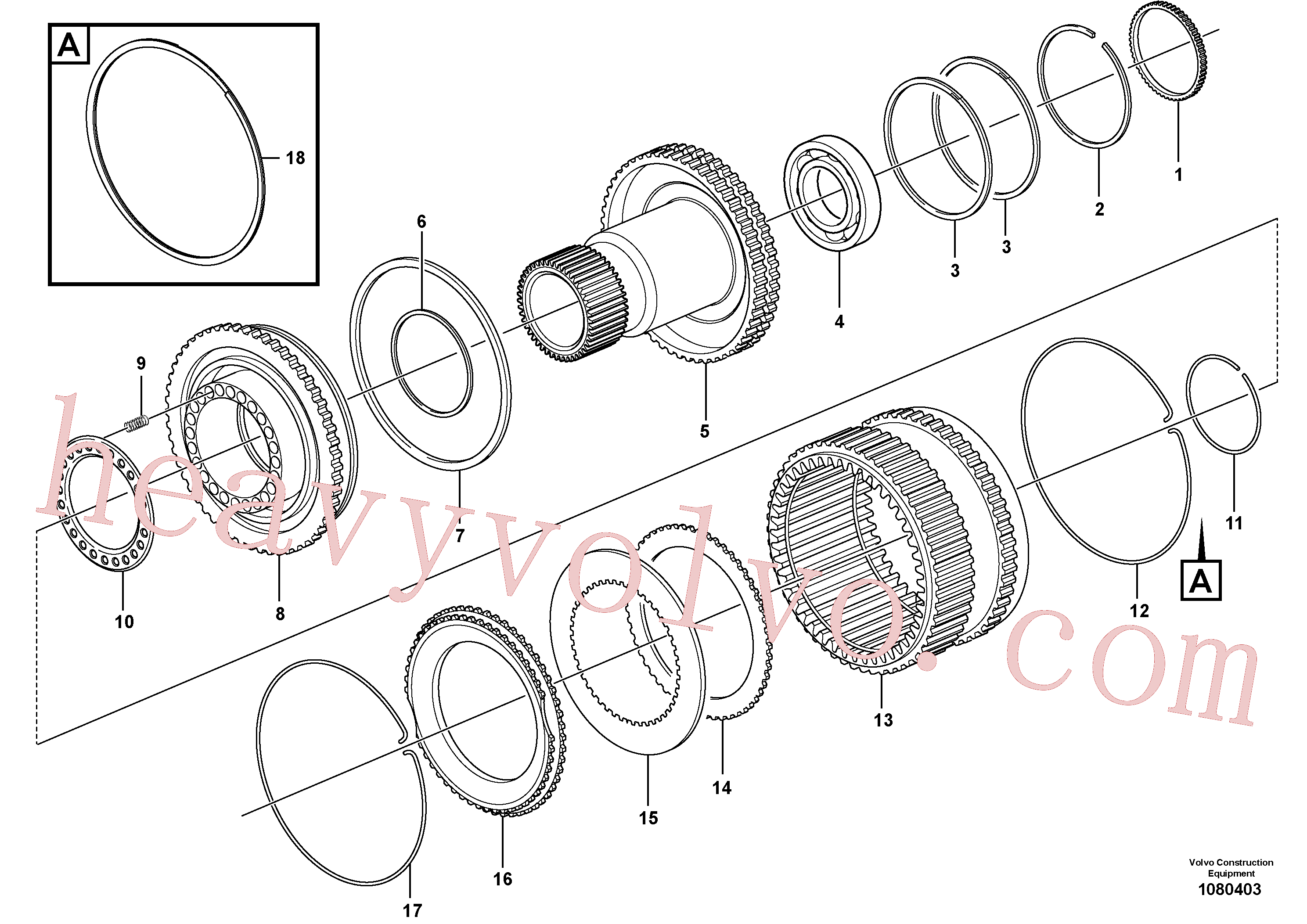 Volvo VOE15067329 Steel disc aftermarket part for sale