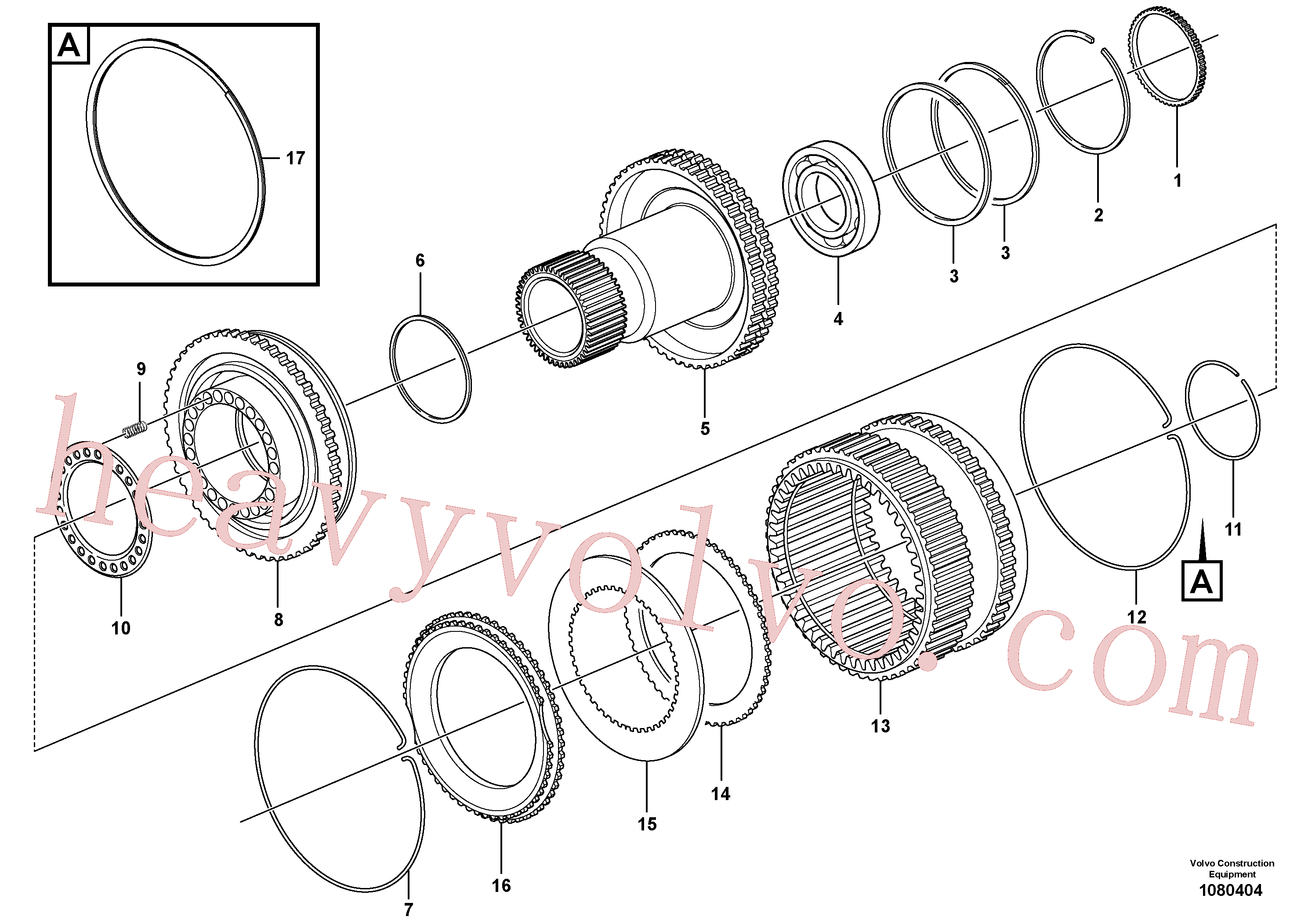 Volvo VOE15067329 Steel disc aftermarket part for sale