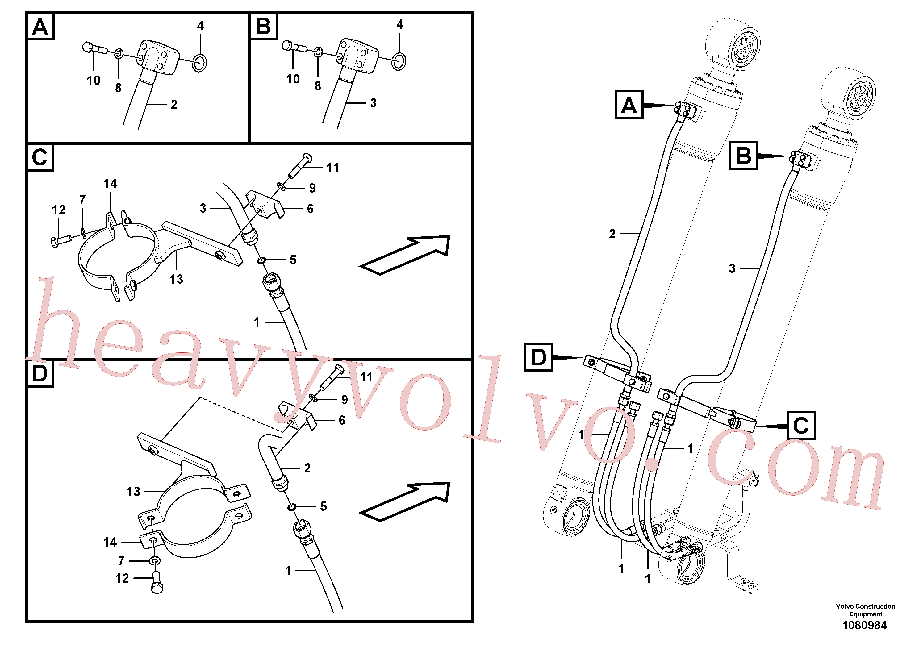 China Made VOE14677853 Pipe parts for Volvo Excavator
