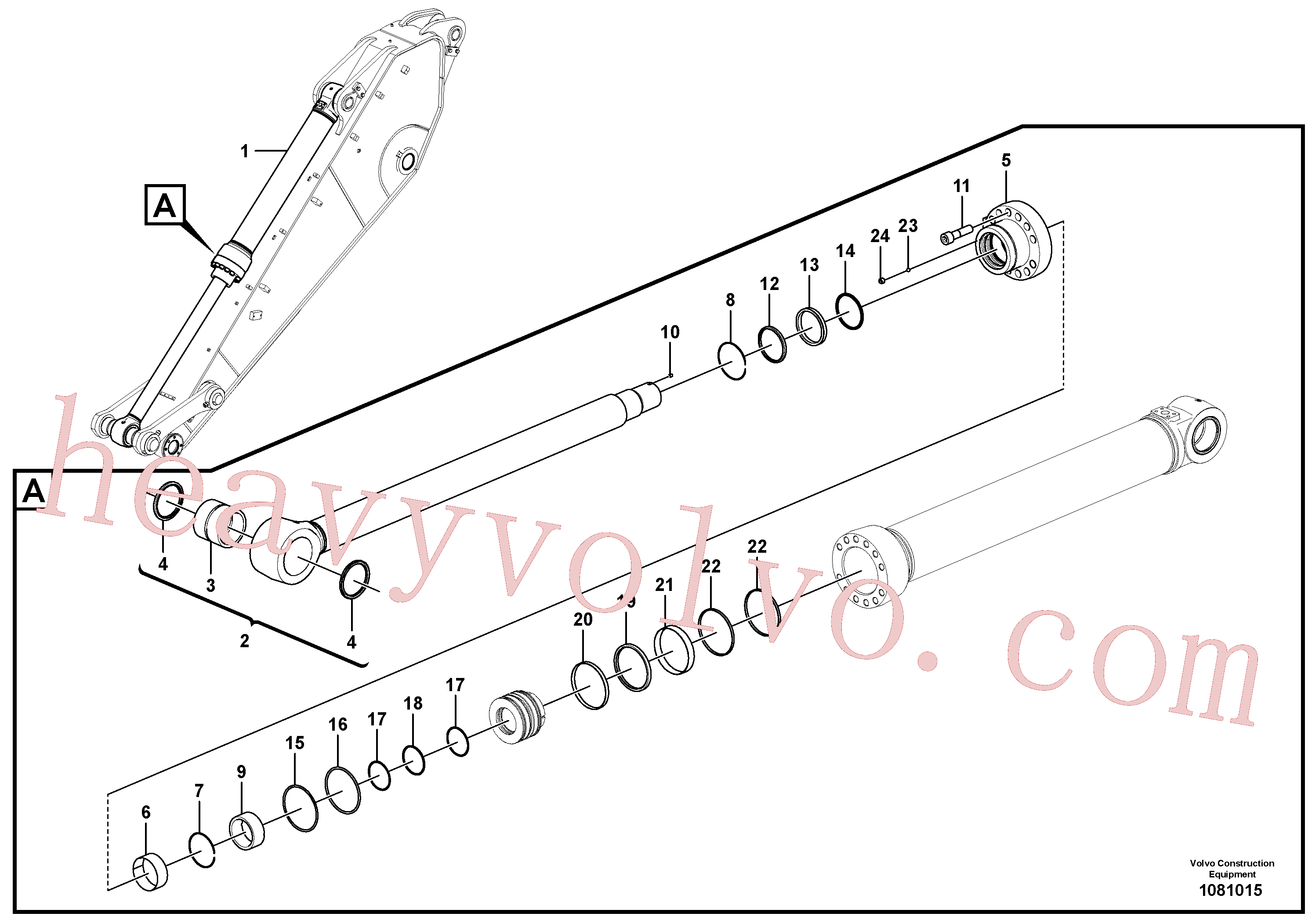 Wholesale SA9557-13000 Retaining ring for Volvo Excavator