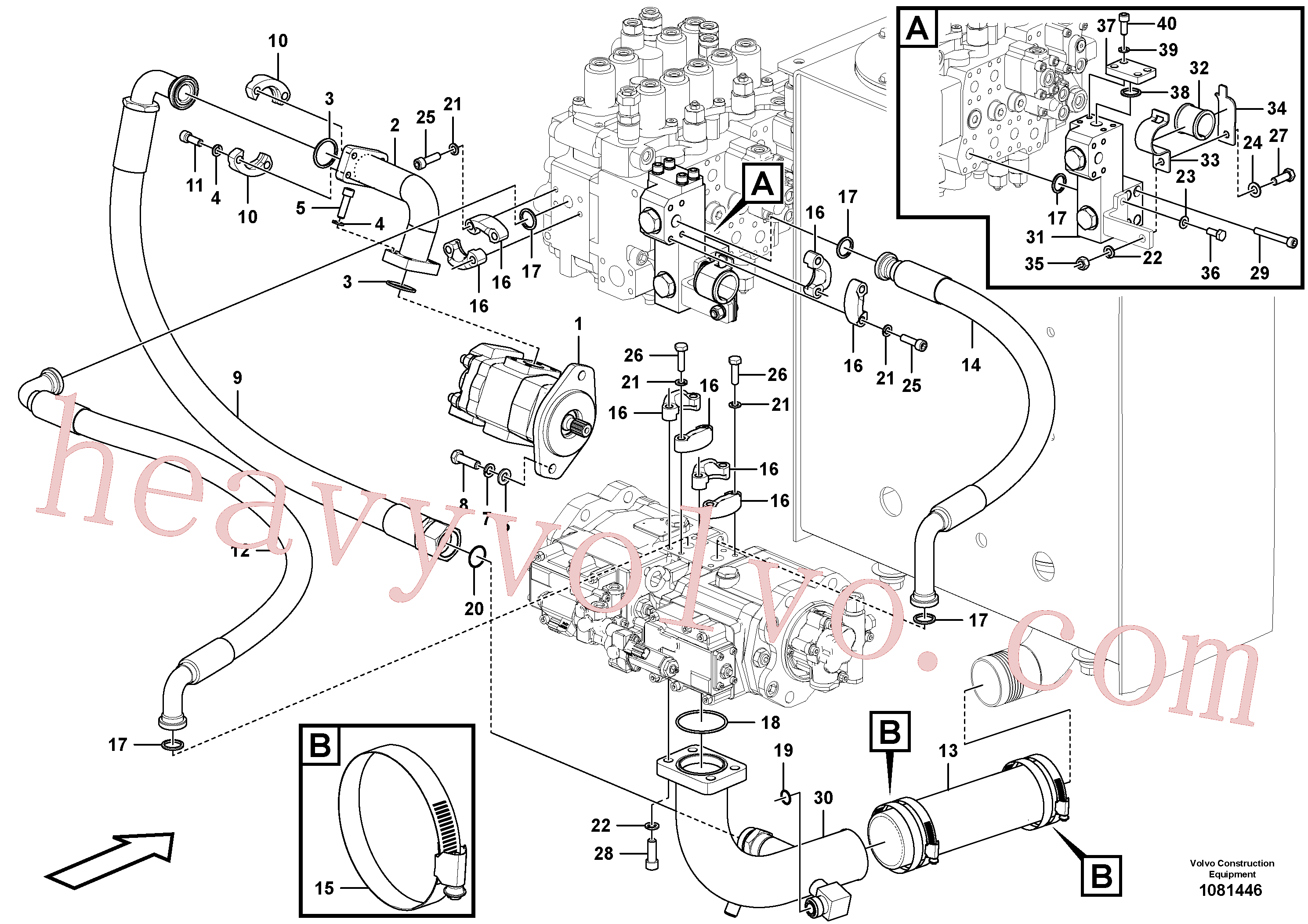 Volvo Assembly VOE14881379 Rubber hose for sale