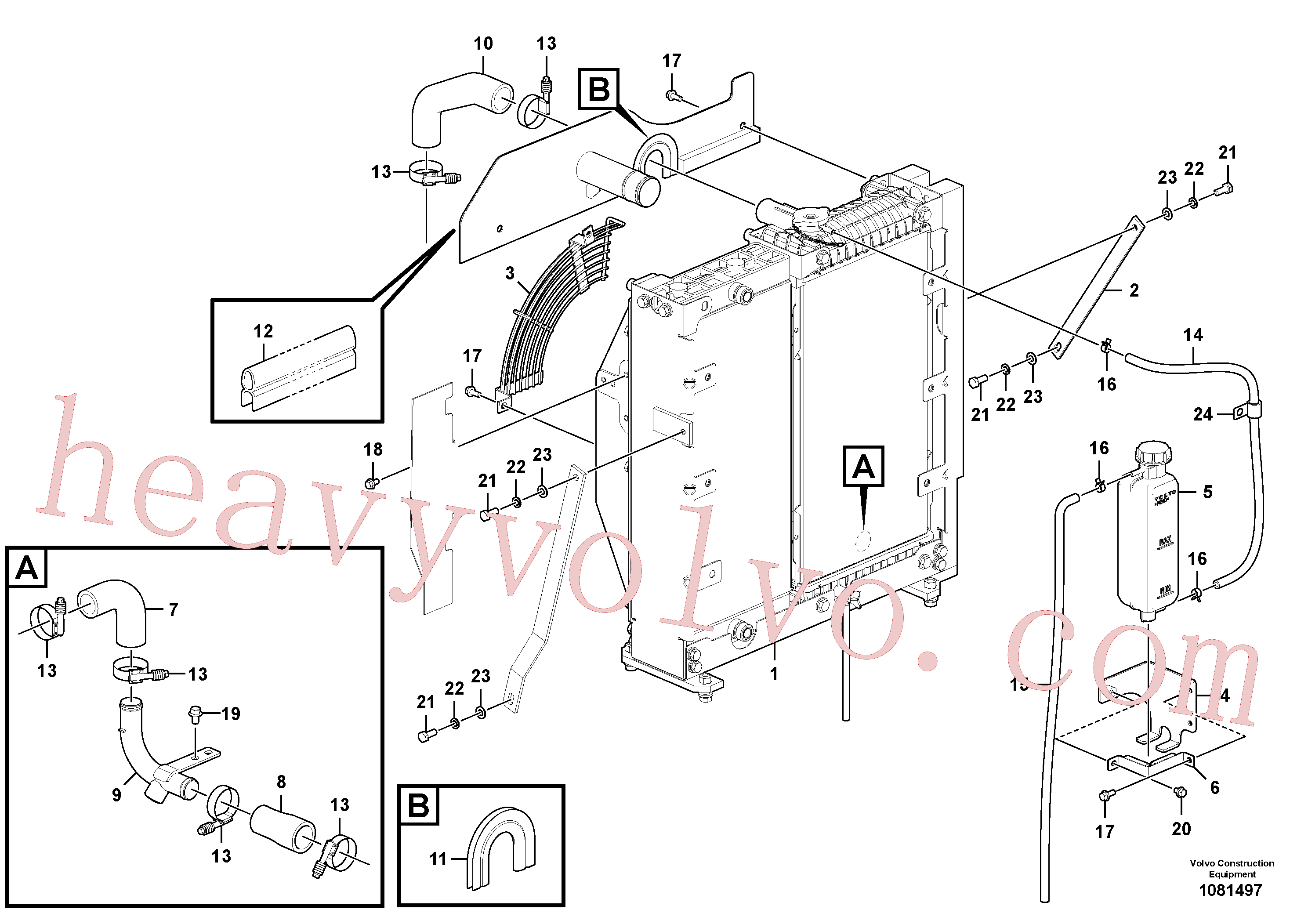 VOE14880918 Weatherstrip for Volvo Excavator spare