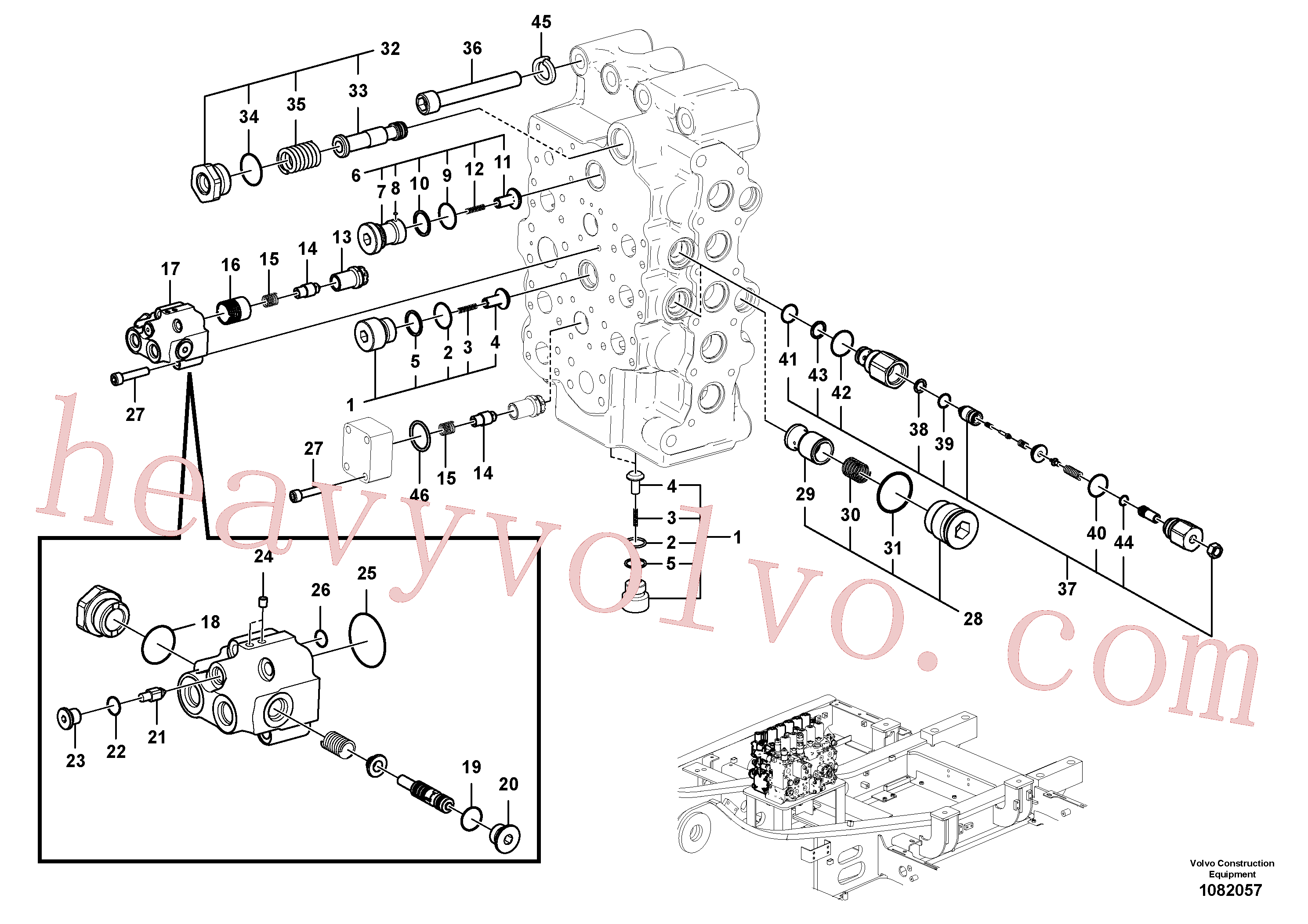 VOE14883844 Plug for Volvo Excavator spare