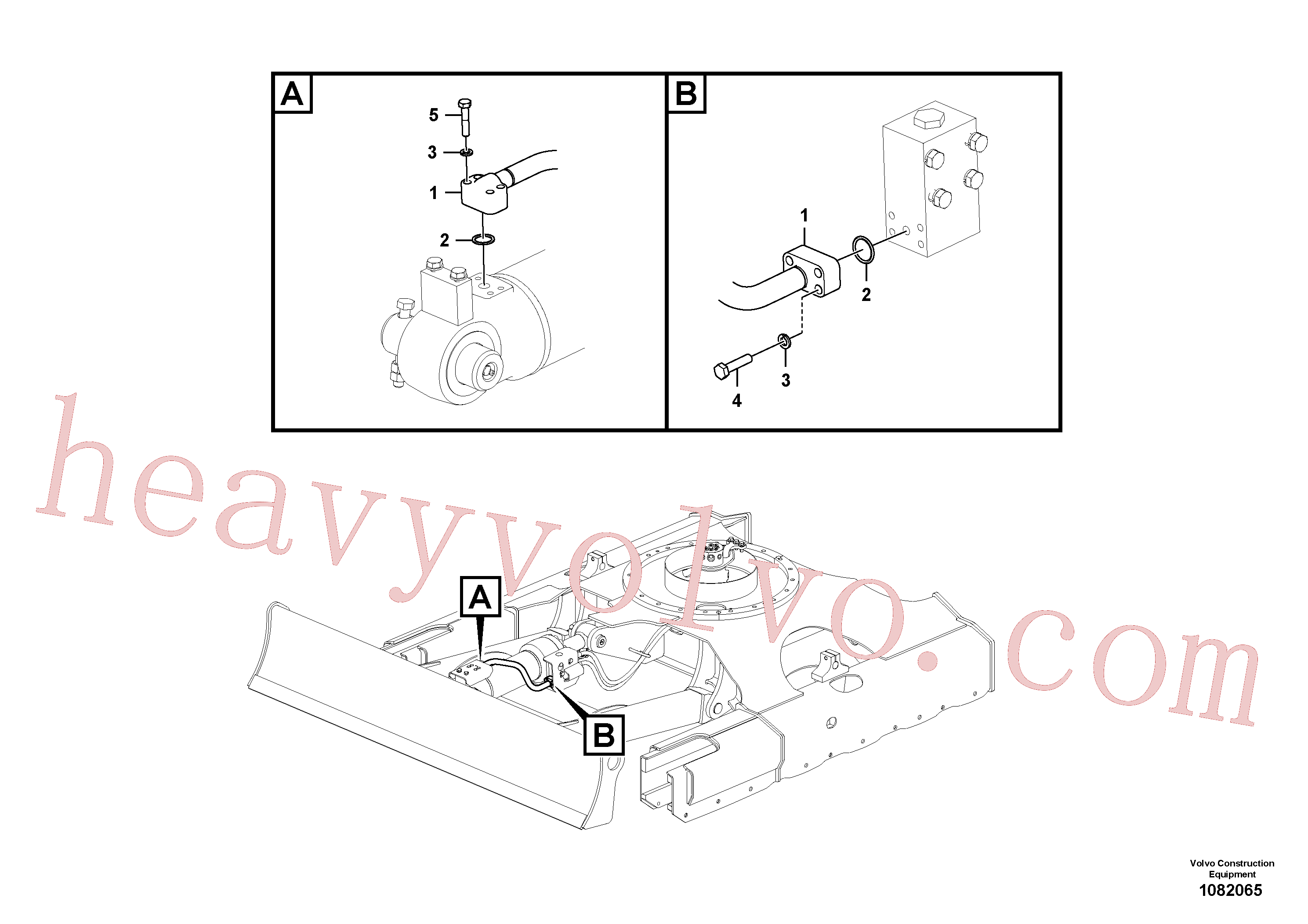 Volvo excavator part VOE14579565 Pipe for sale
