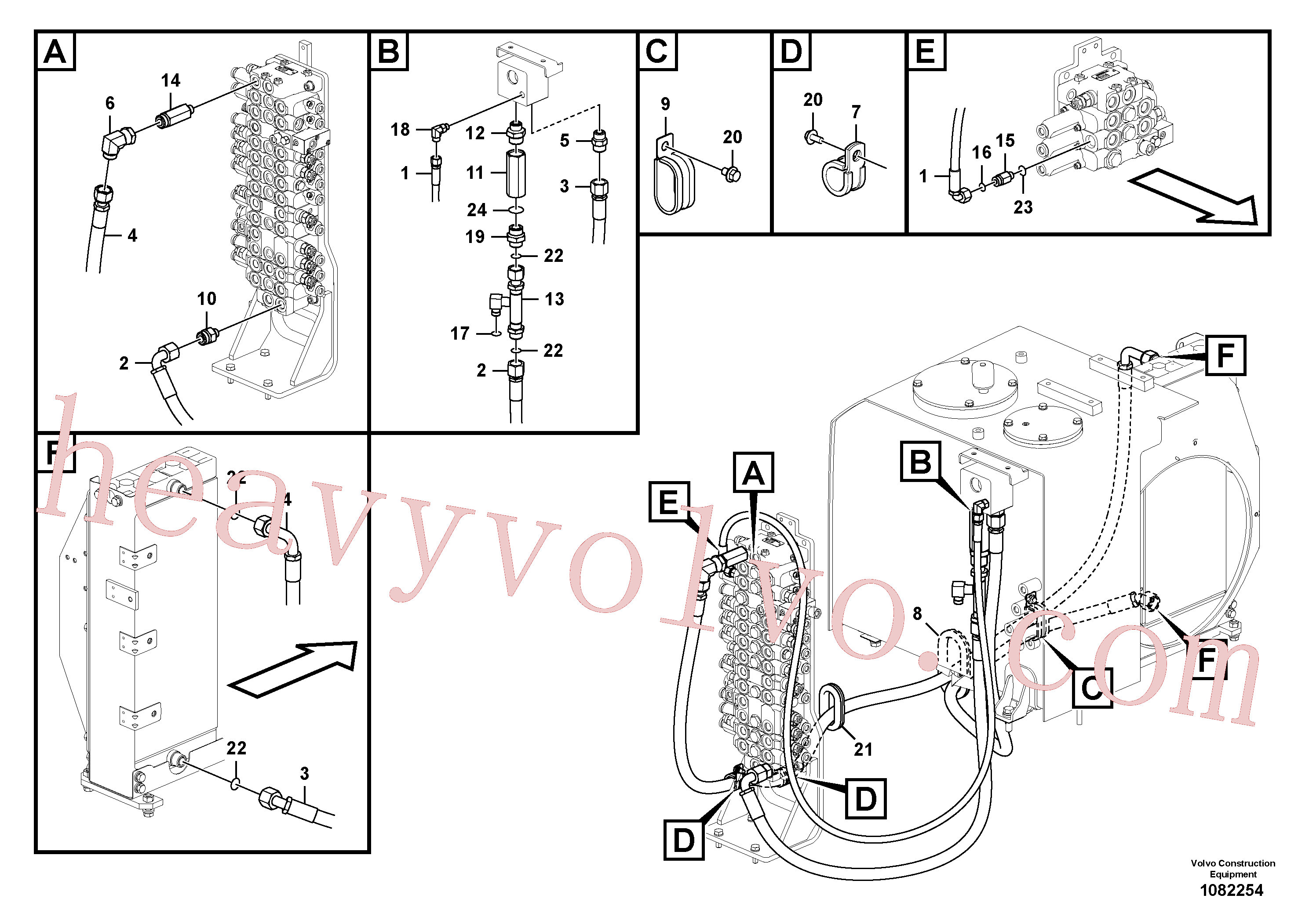 Volvo Assembly VOE938190 Hose assembly for sale