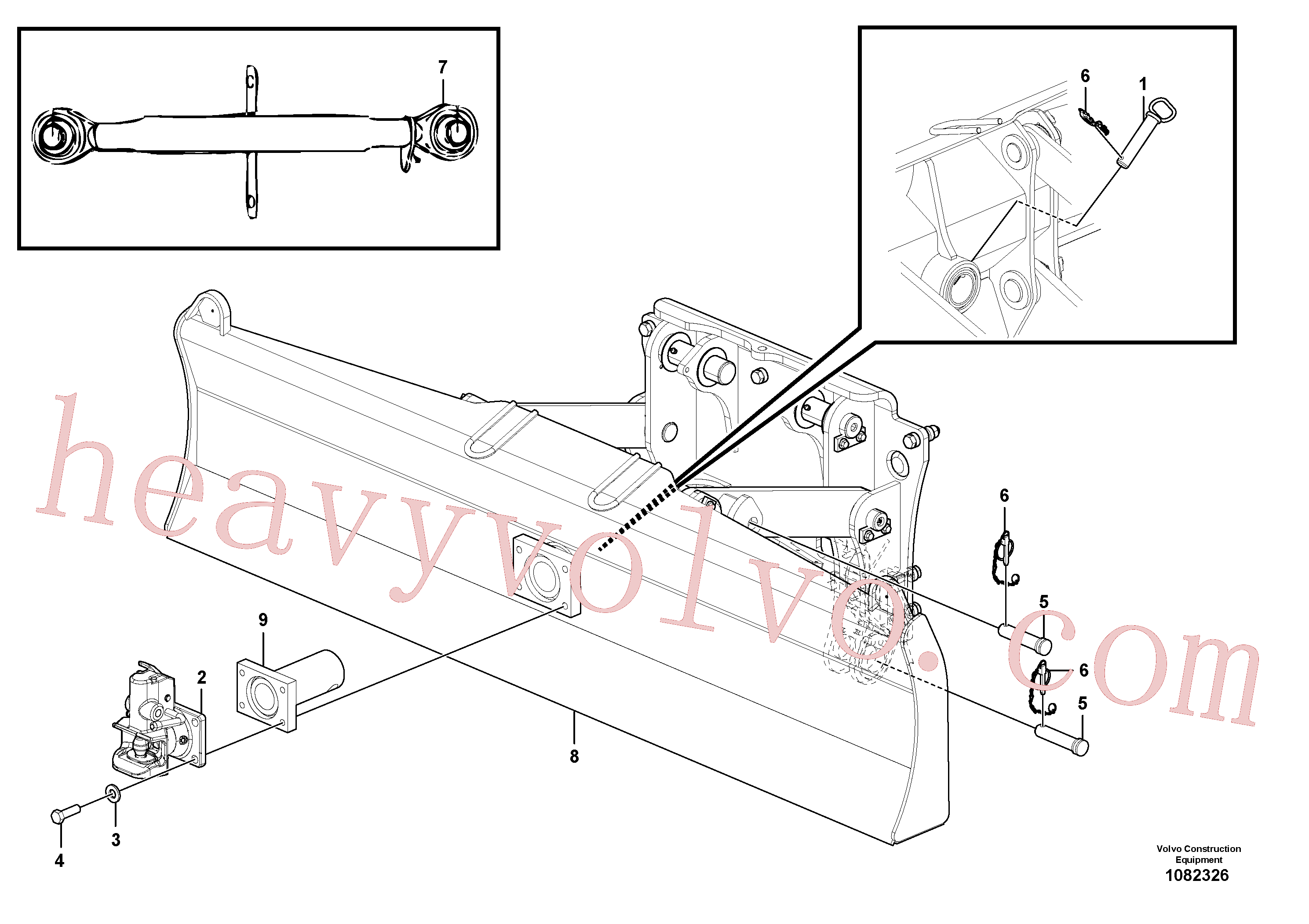 China Made VOE992973 Hexagon screw parts for Volvo Excavator