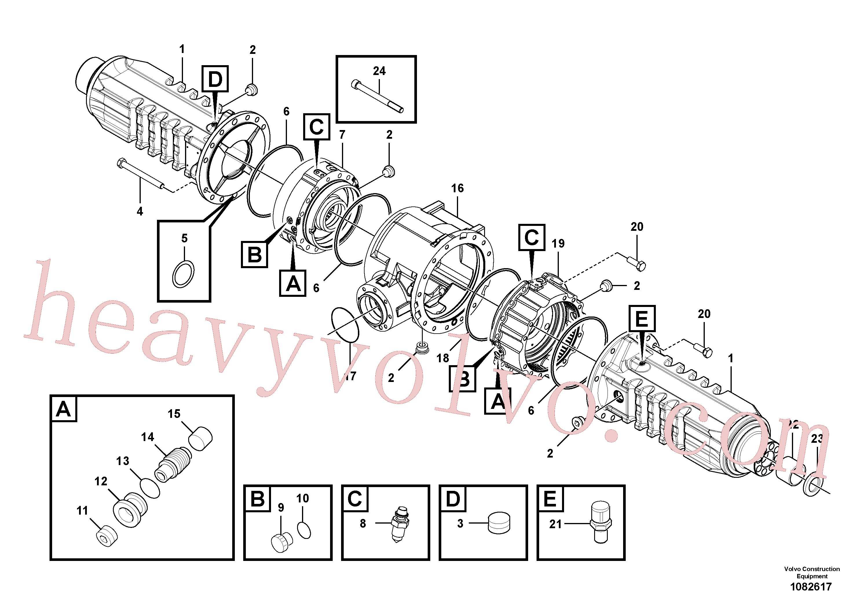 VOE11709359 O-ring for Volvo Excavator spare