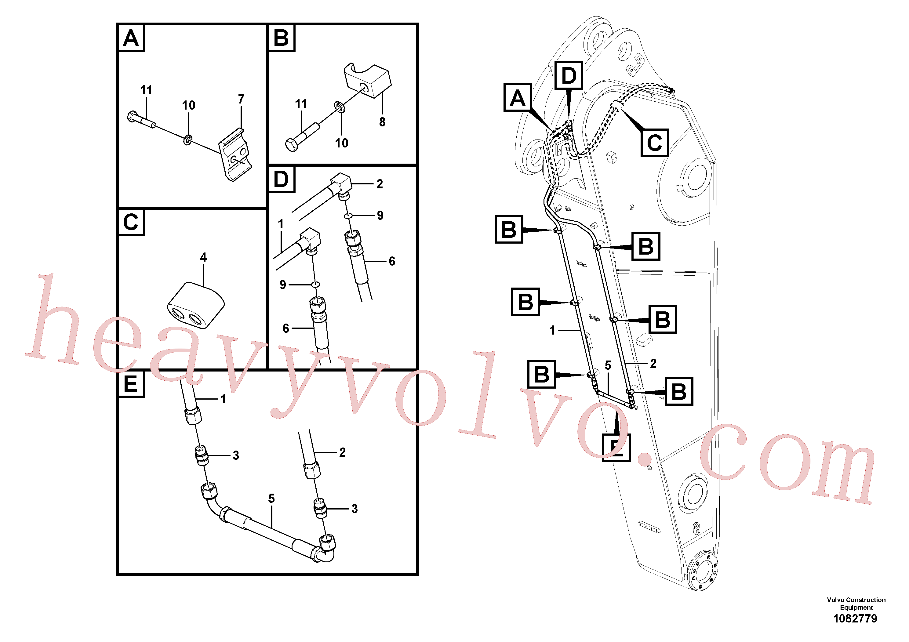 Volvo VOE14677450 Pipe aftermarket part for sale