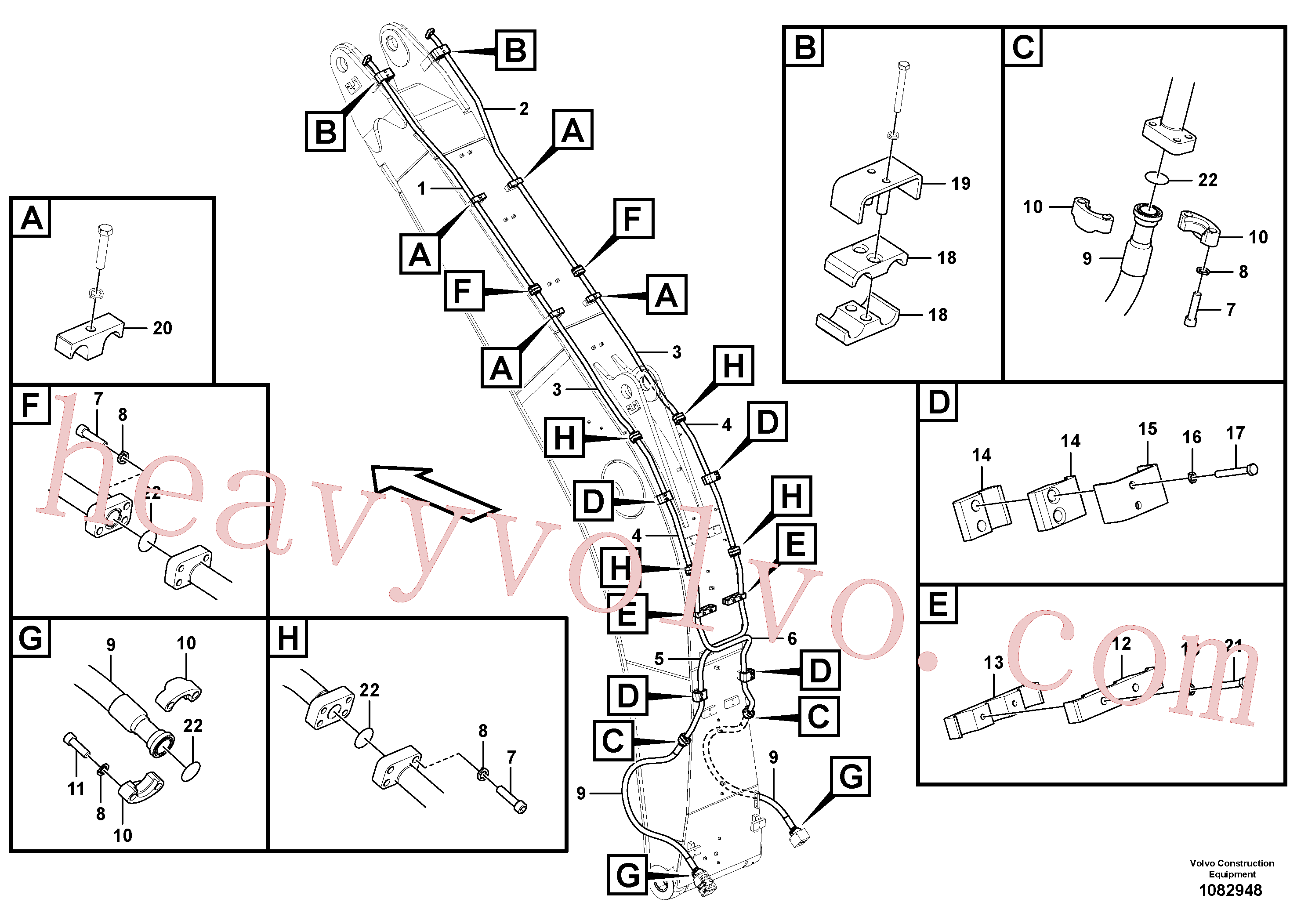 Volvo VOE14554733 Clamp aftermarket part for sale