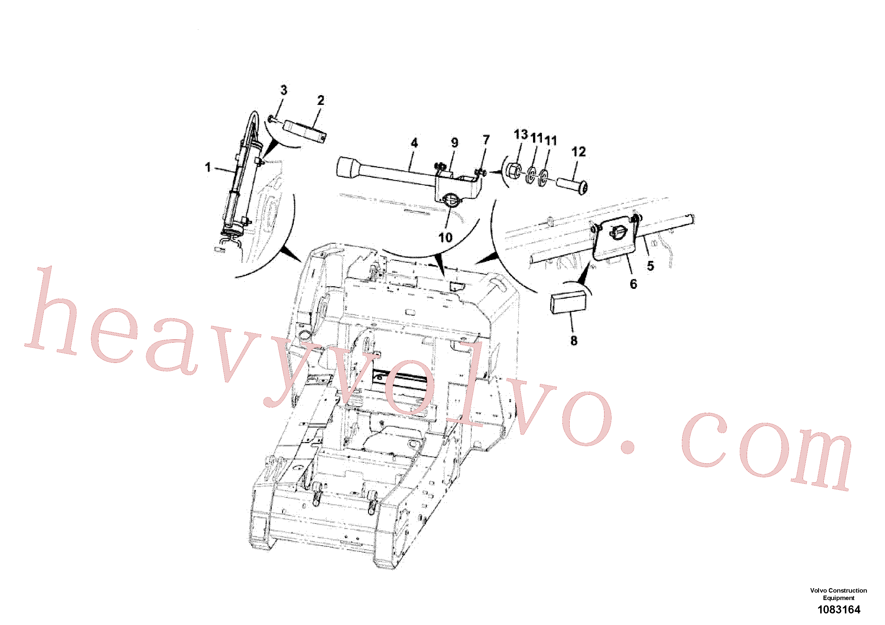 VOE17210140 Washer for Volvo Excavator Parts