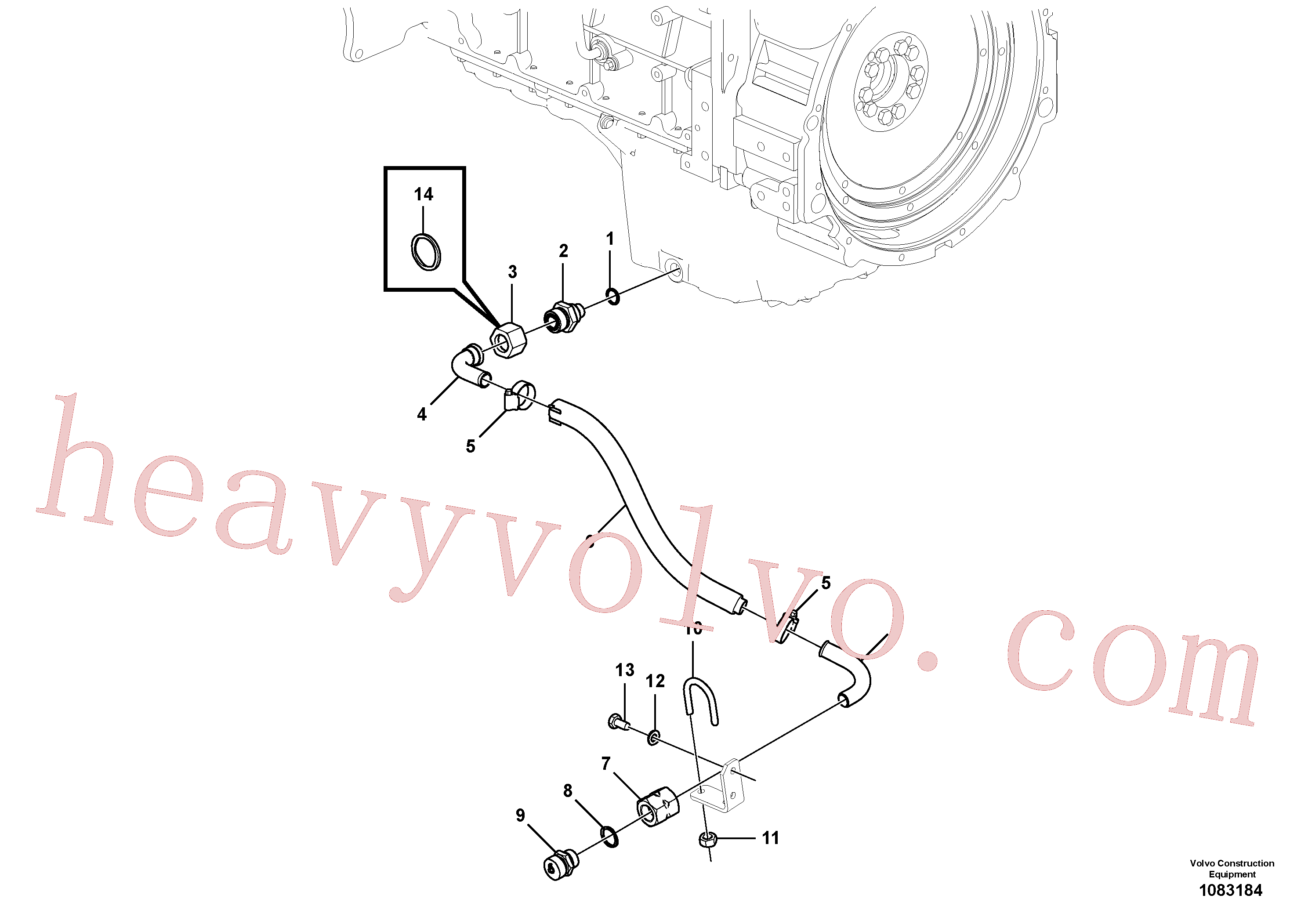 Volvo excavator part VOE11130269 Clamp for sale