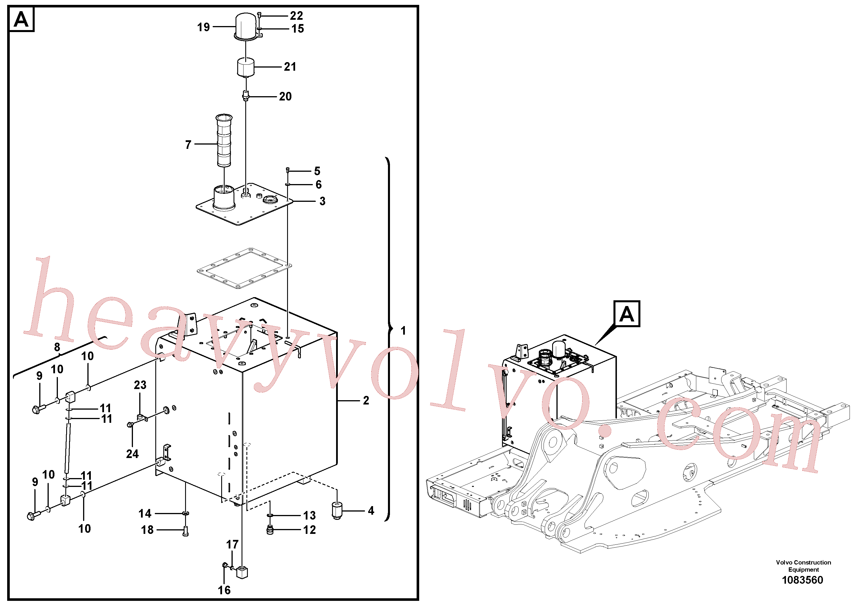 VOE994849 Washer for Volvo Excavator Parts