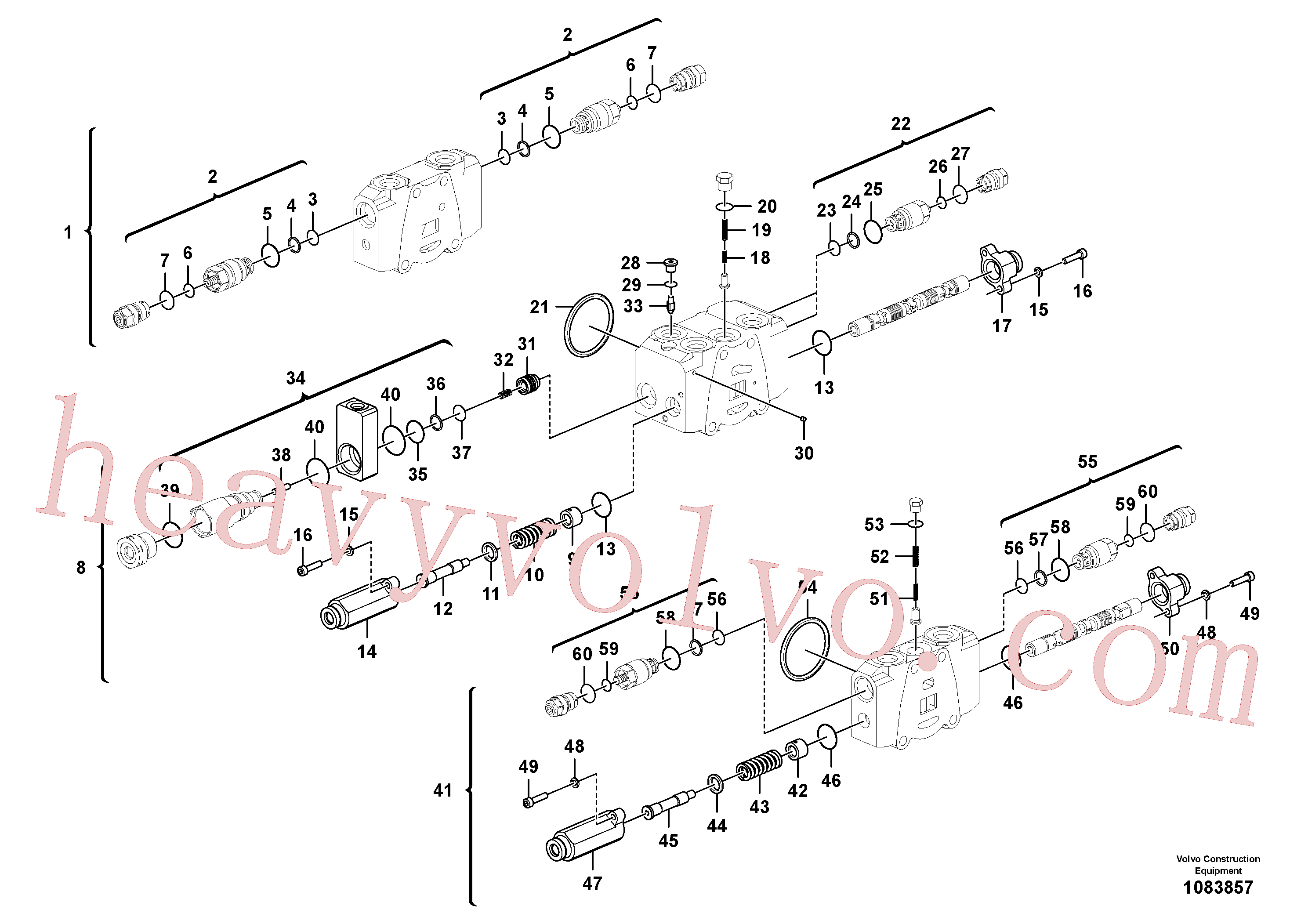 China Made VOE994019 Hex. socket screw parts for Volvo Excavator